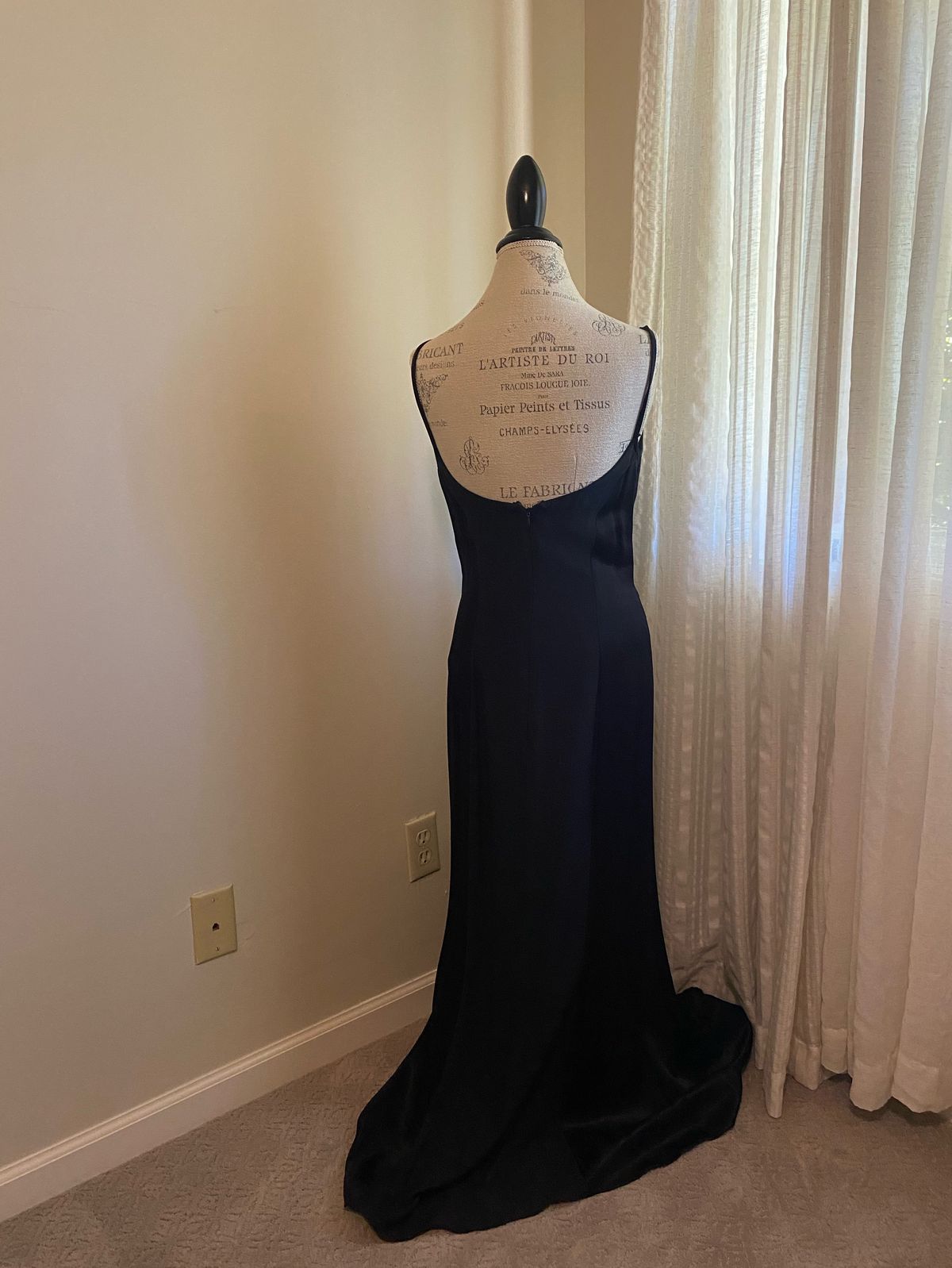 Jessica McClintock Size 10 Prom Black Floor Length Maxi on Queenly