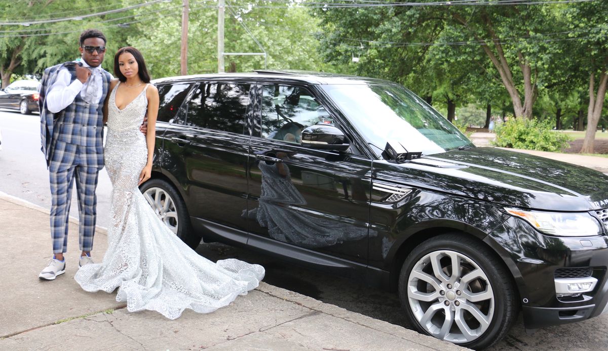 Custom Size 4 Prom Silver Dress With Train on Queenly