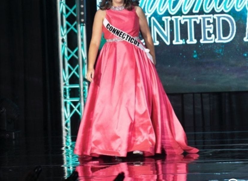 Mac Duggal Size 12 Pageant Hot Pink Ball Gown on Queenly