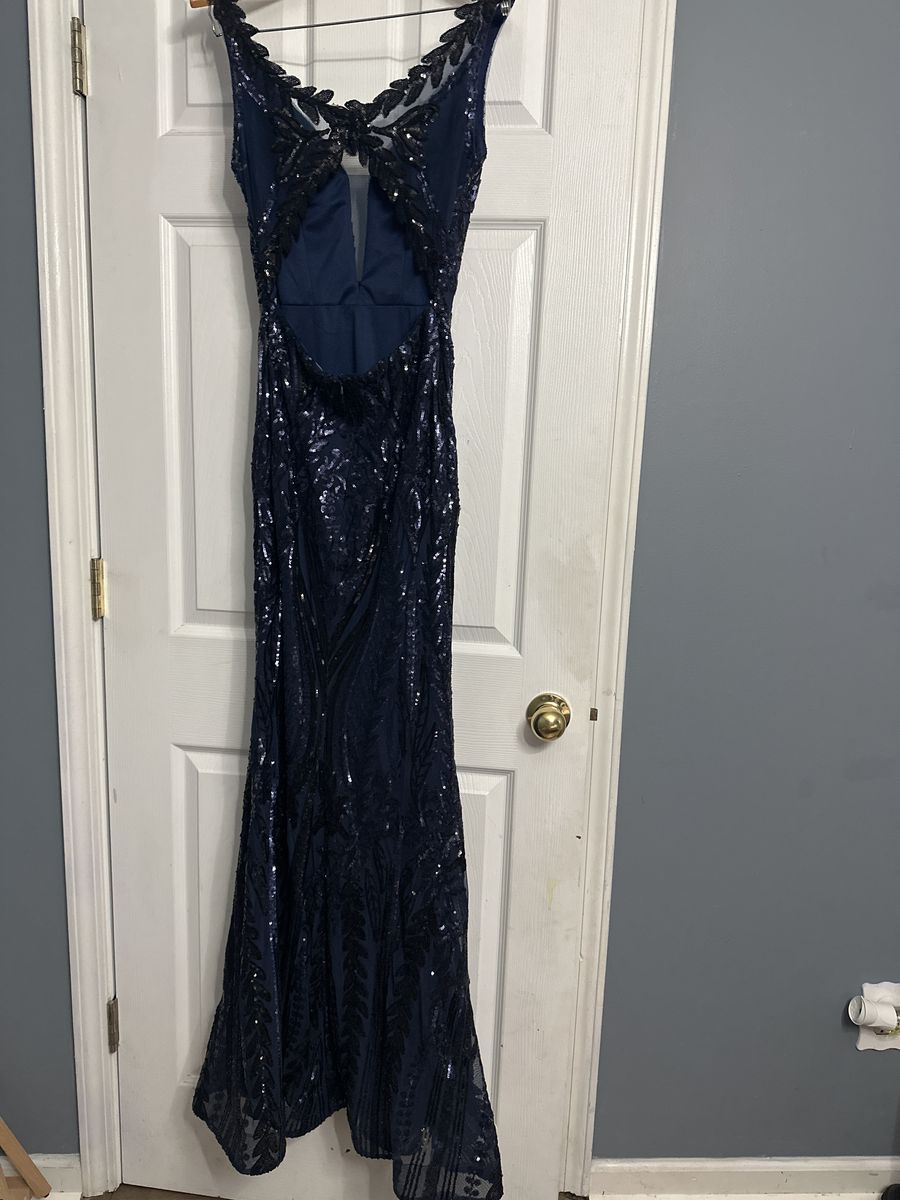 Camille La Vie Size 6 Prom Royal Blue Floor Length Maxi on Queenly