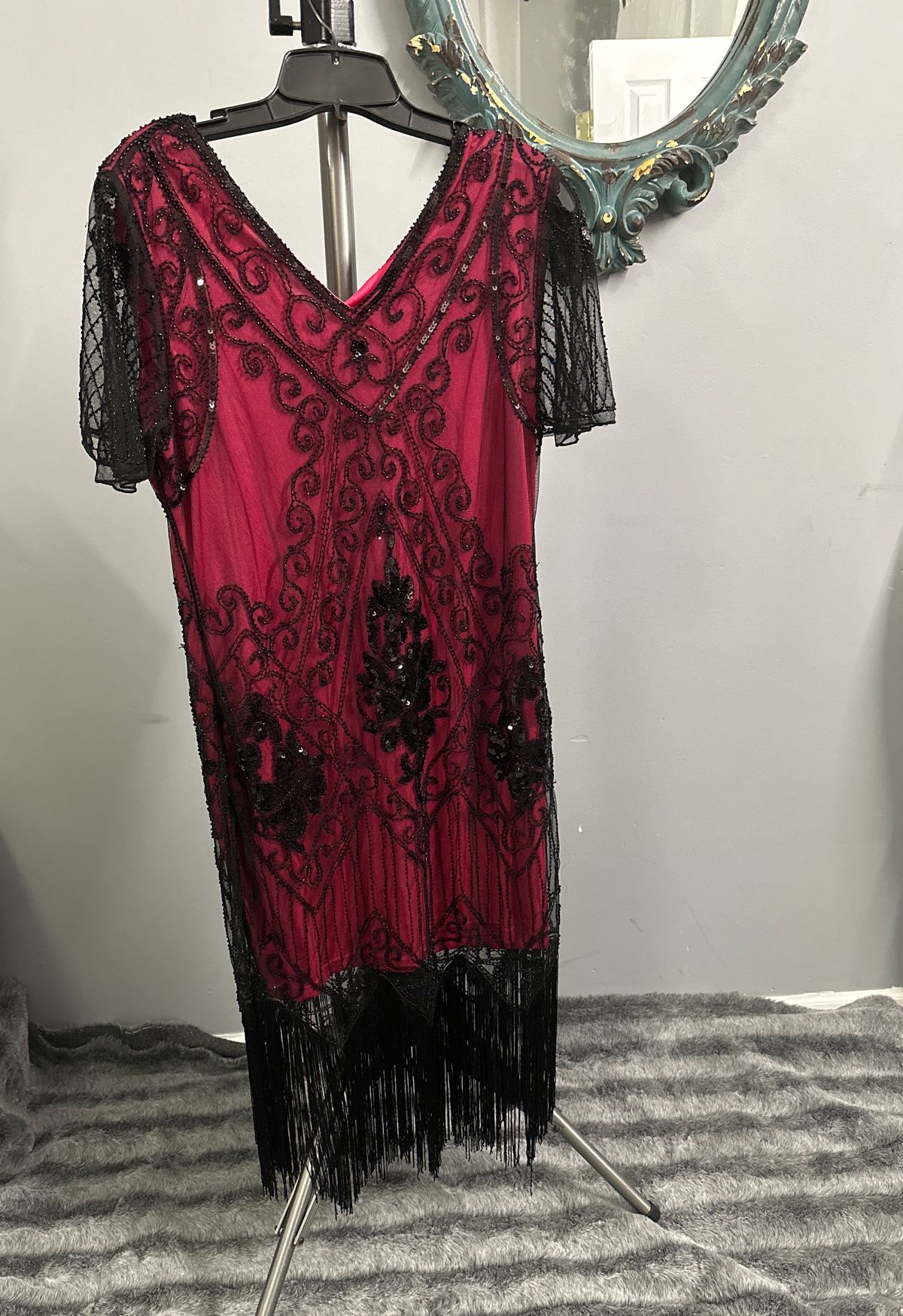 PrettyGuide Size XL Black A-line Dress on Queenly