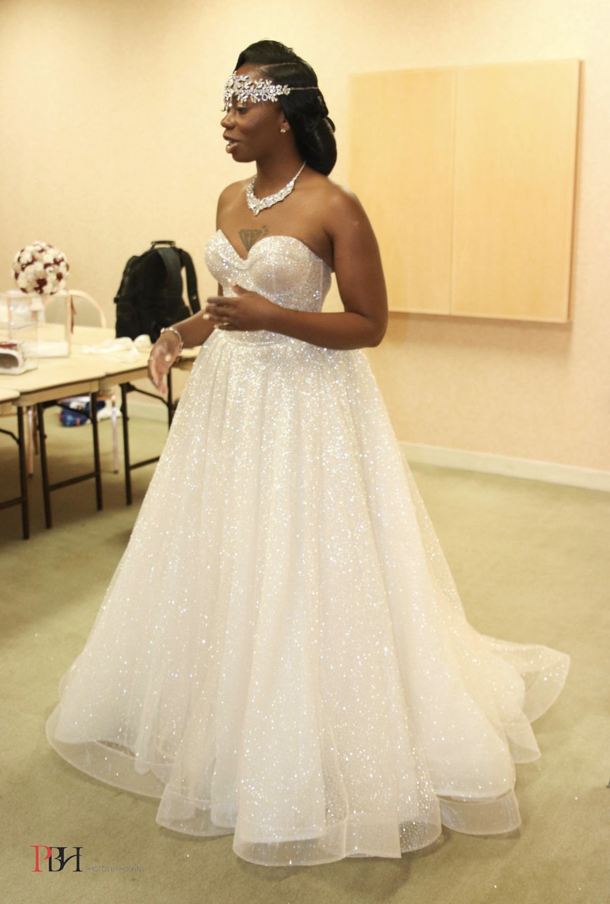 Size 8 Nude Ball Gown on Queenly