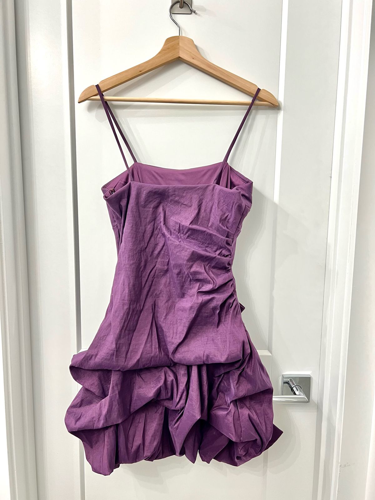 Cindy Size M Prom Burgundy Purple Cocktail Dress on Queenly