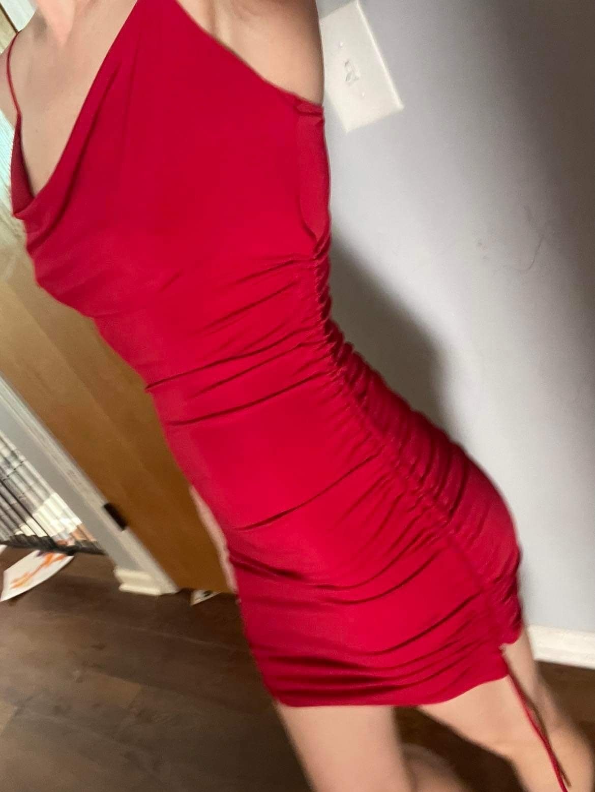 Windsor Size S Homecoming Red Cocktail Dress on Queenly