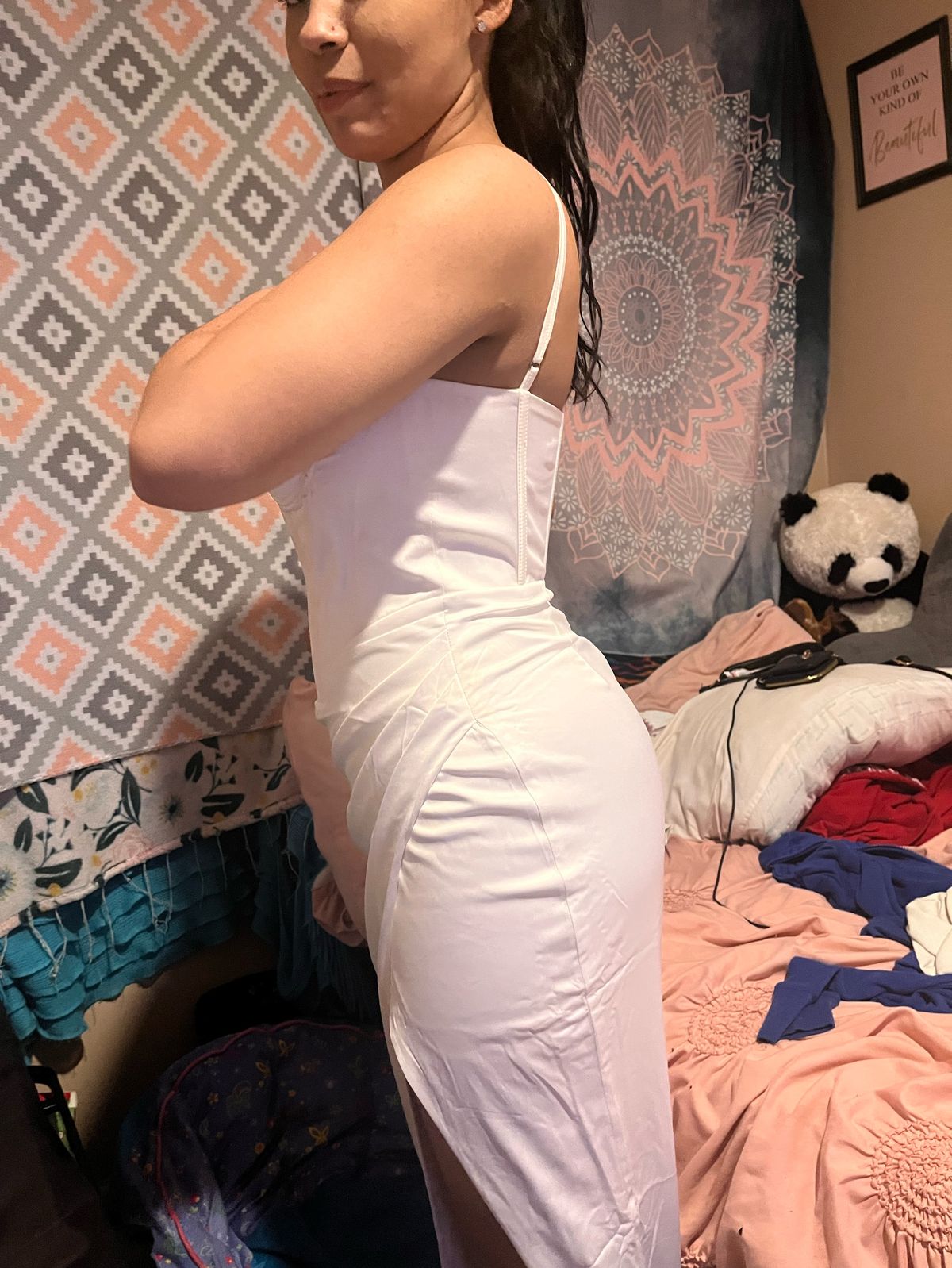Size 6 Prom White Cocktail Dress on Queenly