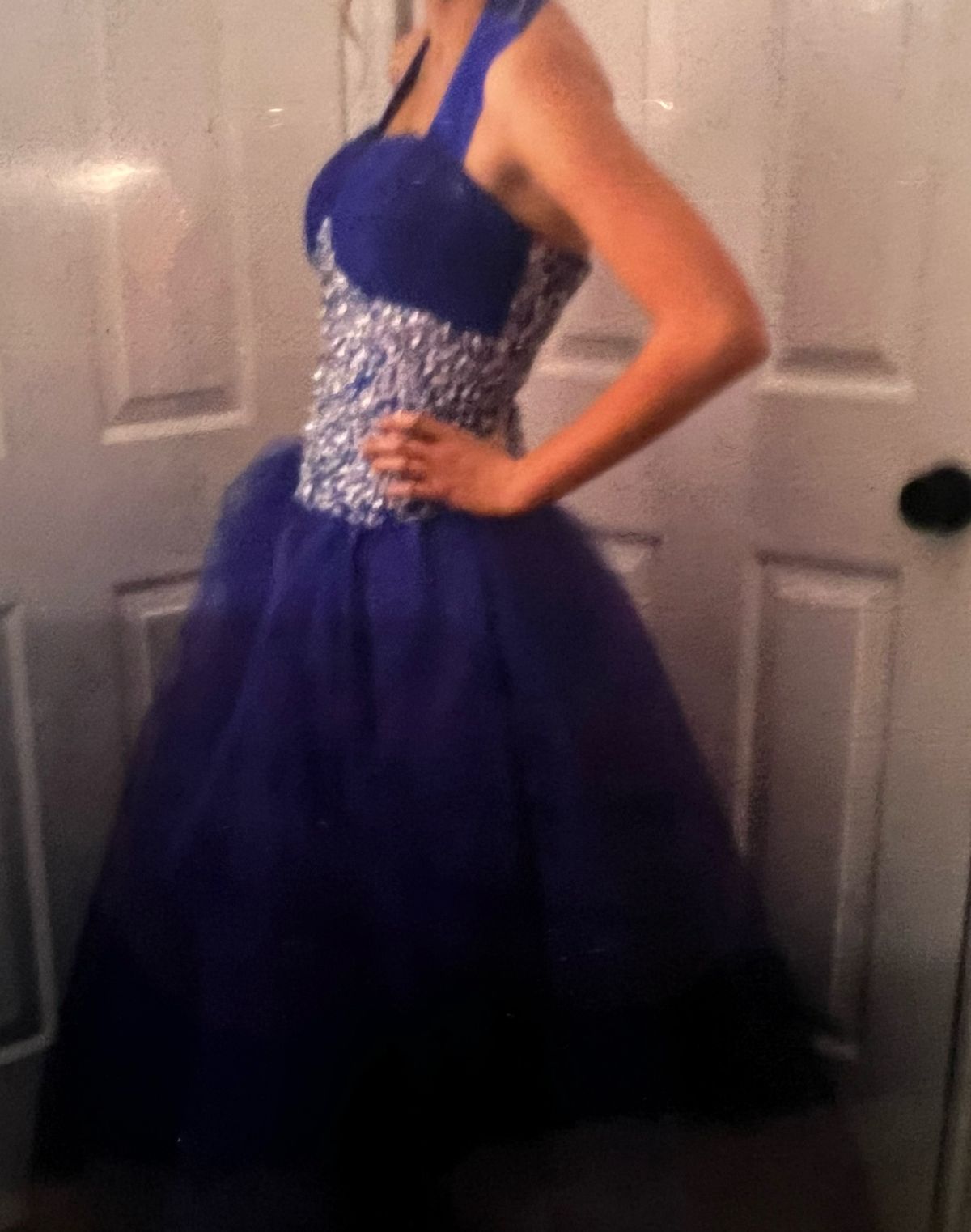 Size 2 Prom Purple Ball Gown on Queenly