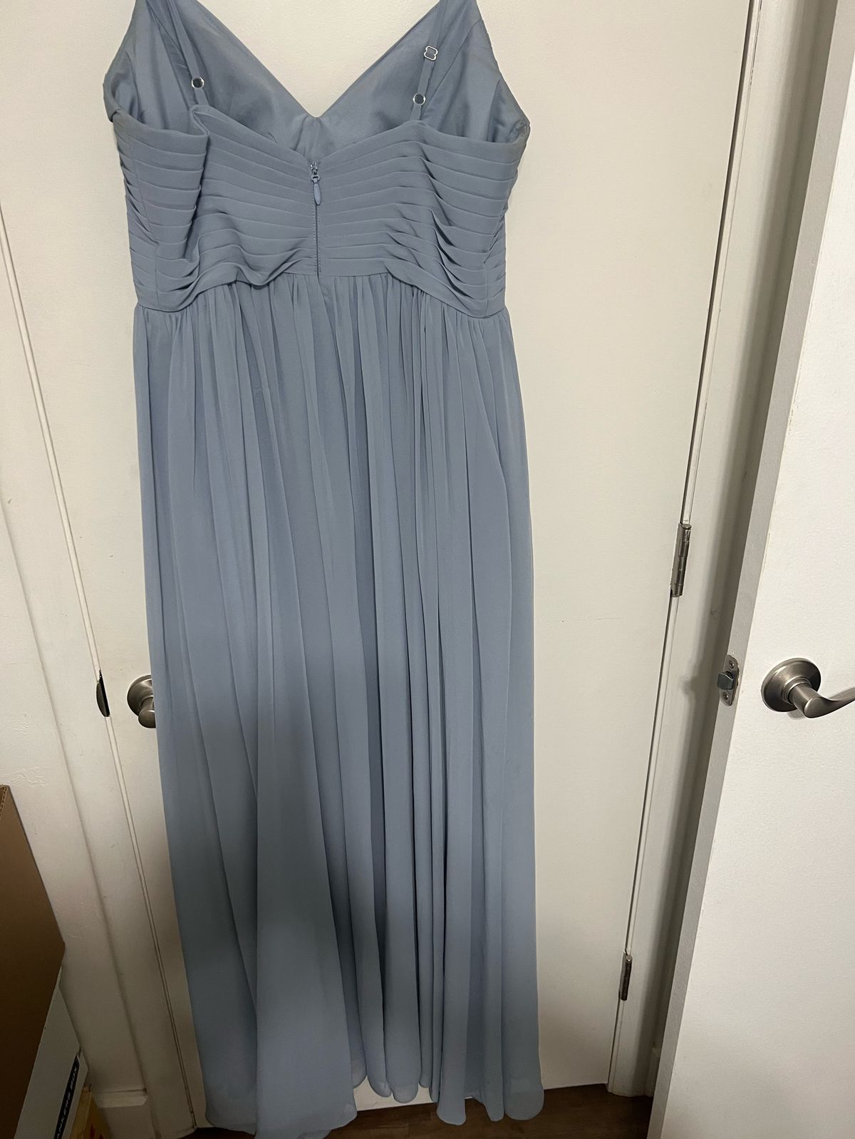 Size 10 Blue Floor Length Maxi on Queenly