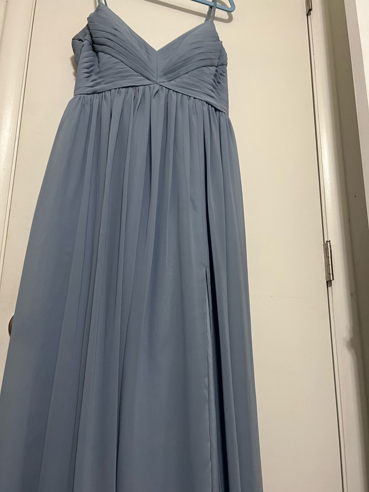 Size 10 Blue Floor Length Maxi on Queenly