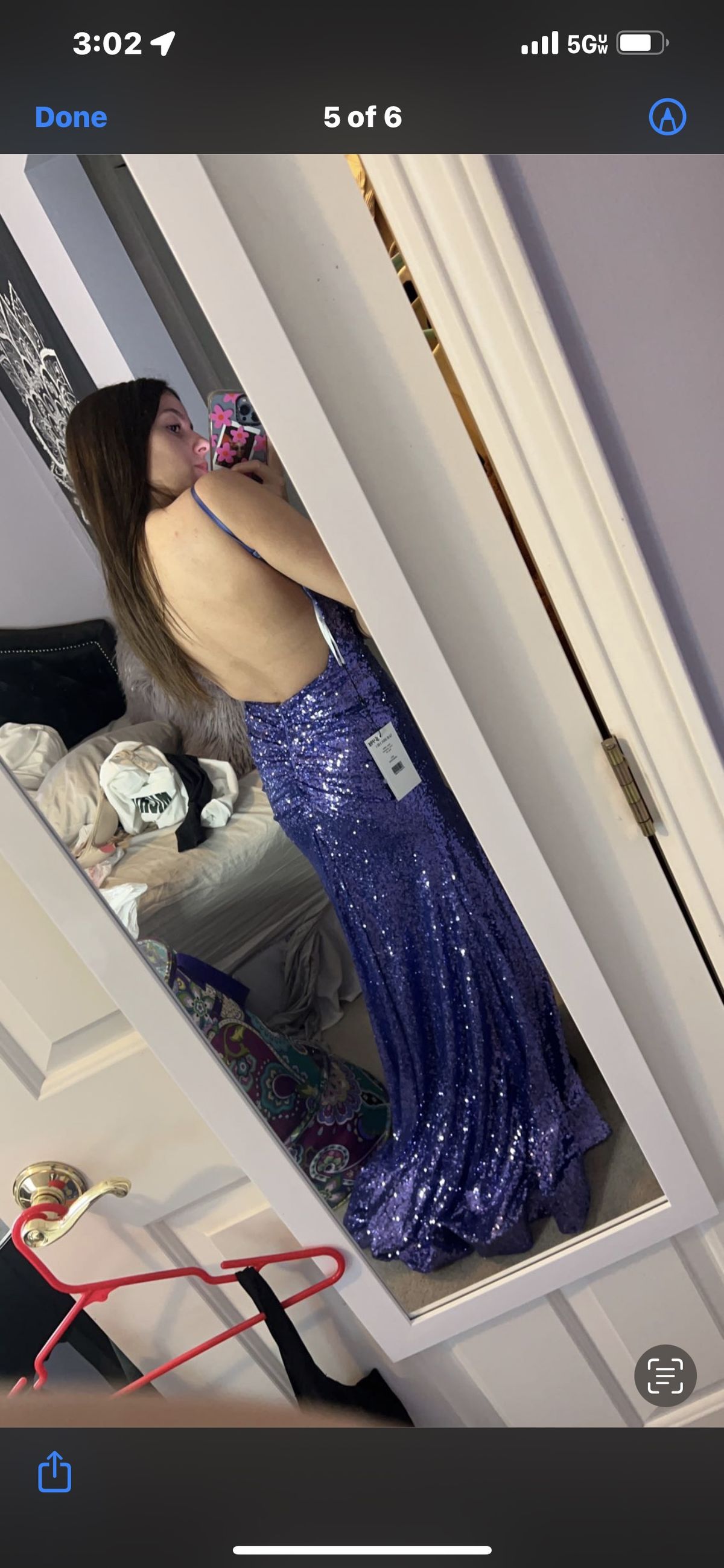 Sherri Hill Size 00 Purple Side Slit Dress on Queenly