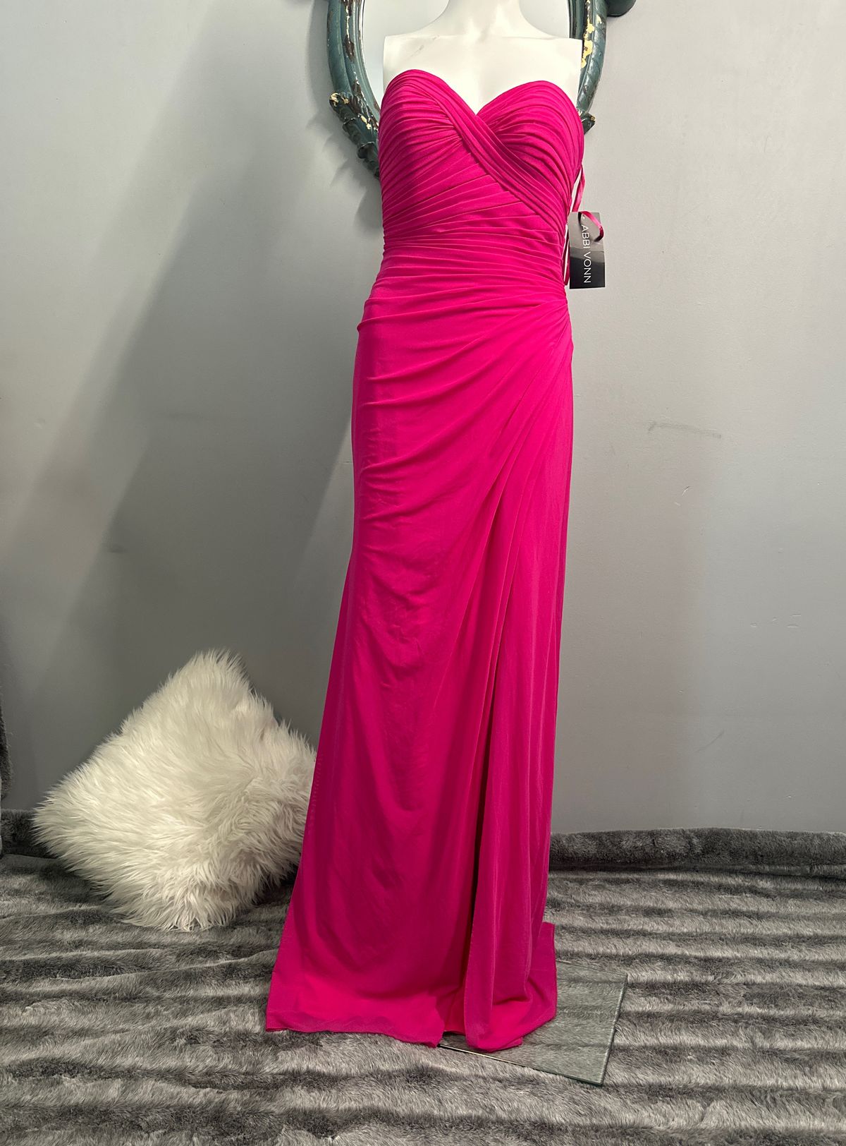ABBi VONN Size 6 Prom Pink A-line Dress on Queenly