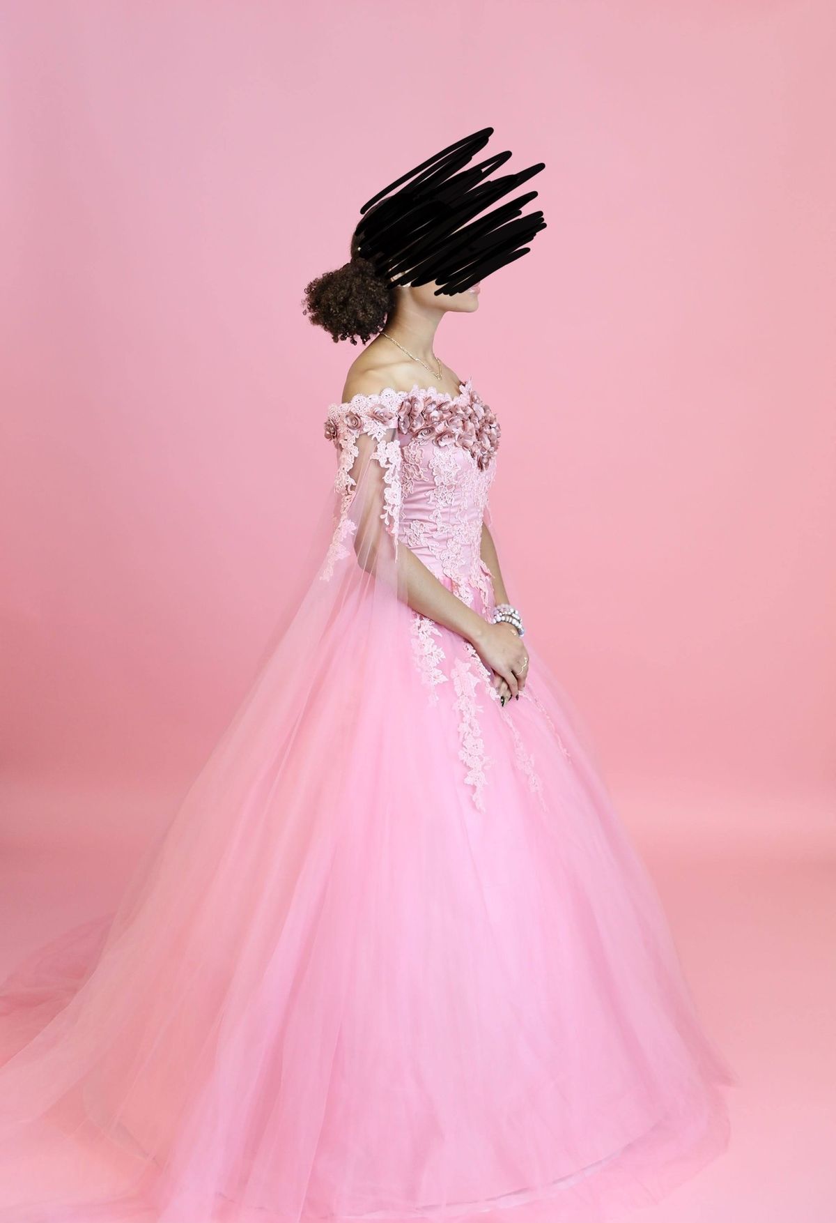 Size S Pink Ball Gown on Queenly
