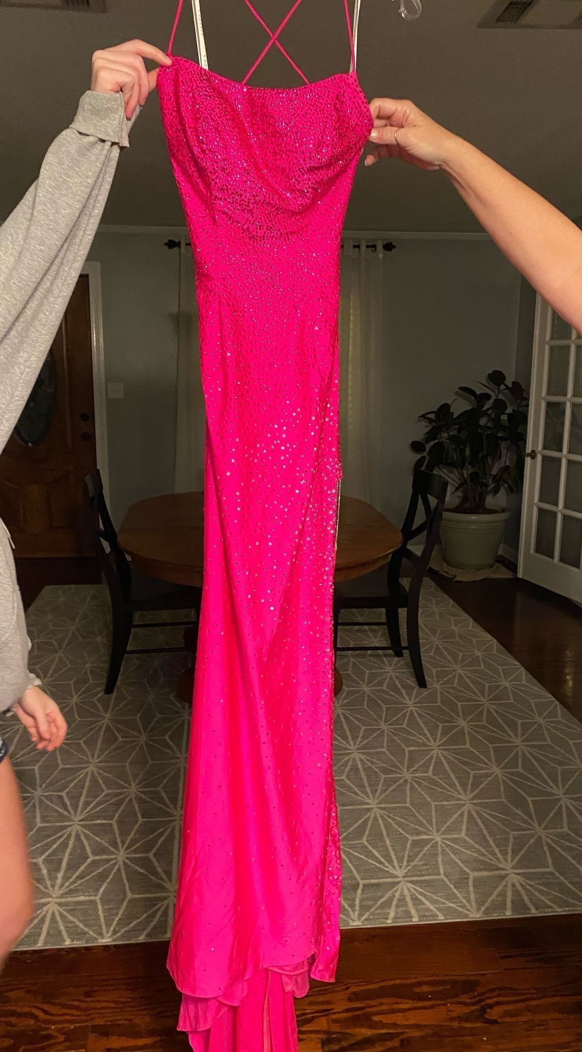 Amarra Size 2 Prom Pink A-line Dress on Queenly