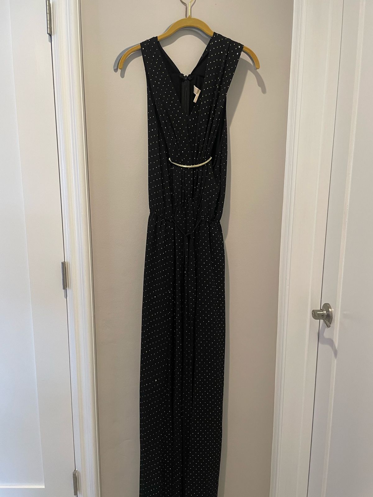 Michael Kors Size XL Prom Black Formal Jumpsuit on Queenly