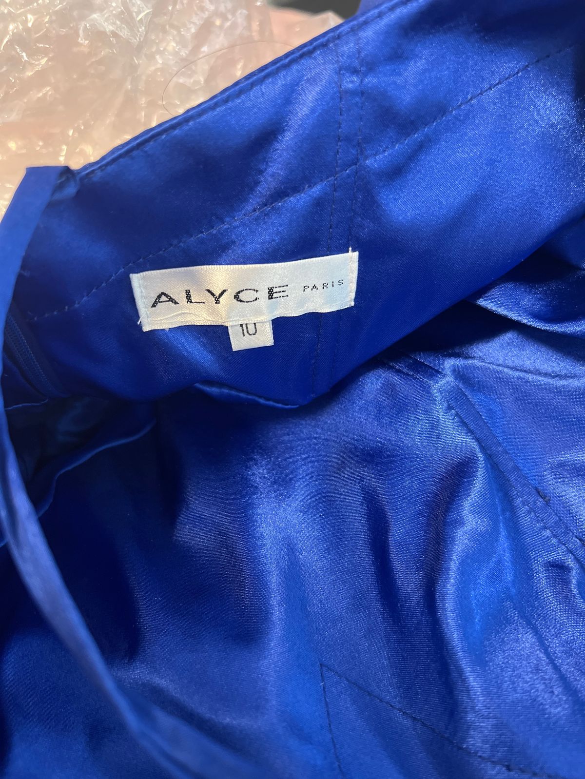 Alyce Paris Size 10 Prom Blue Ball Gown on Queenly