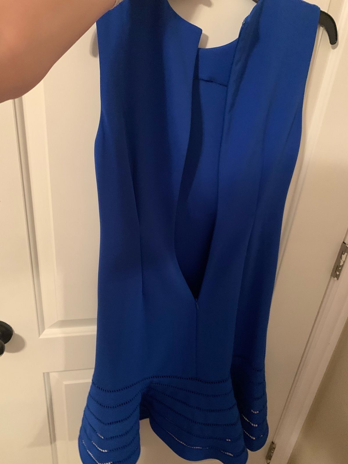 Calvin Klein Size 2 Pageant Interview Blue Cocktail Dress on Queenly
