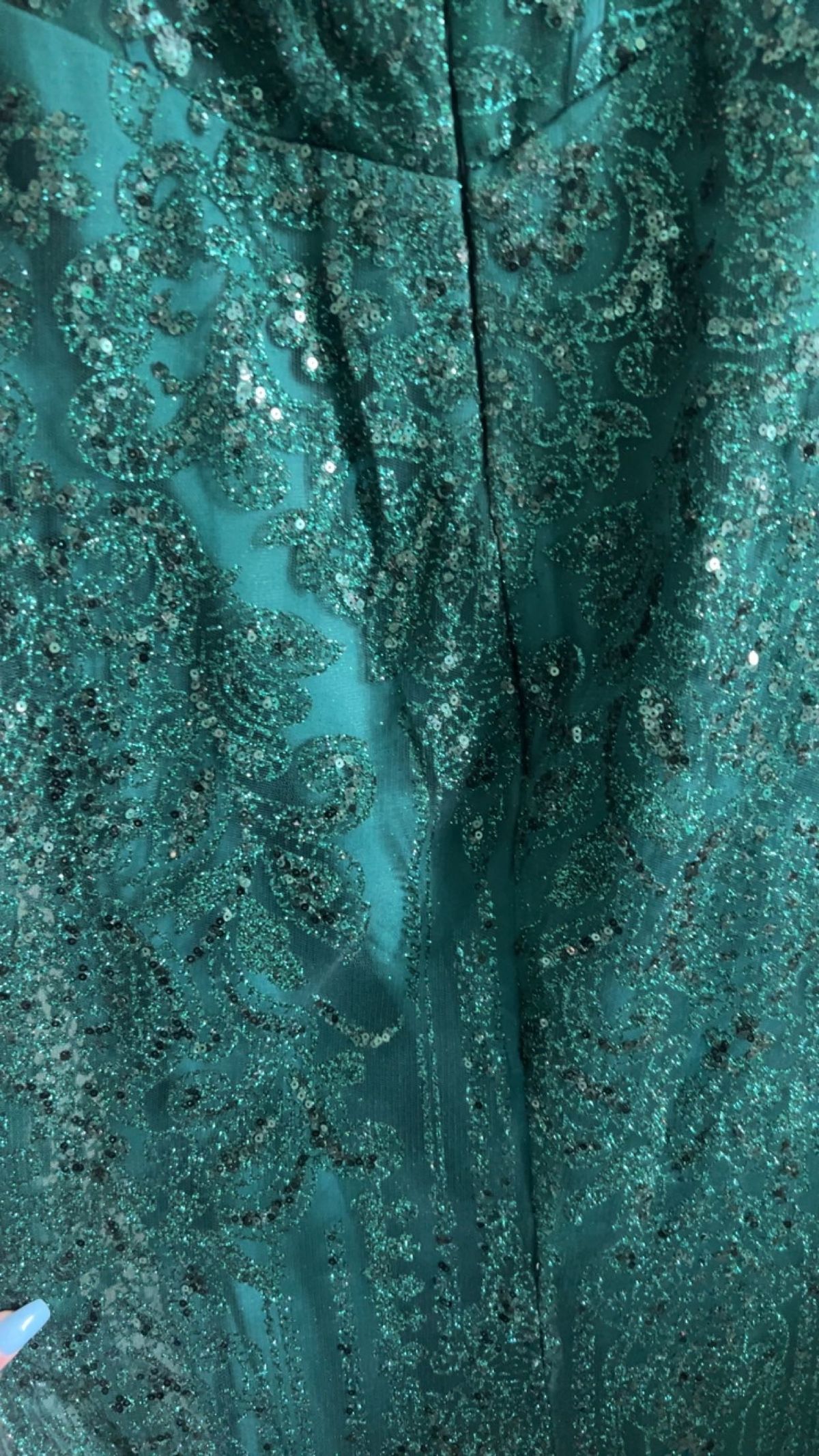 Size 10 Prom Green Mermaid Dress on Queenly