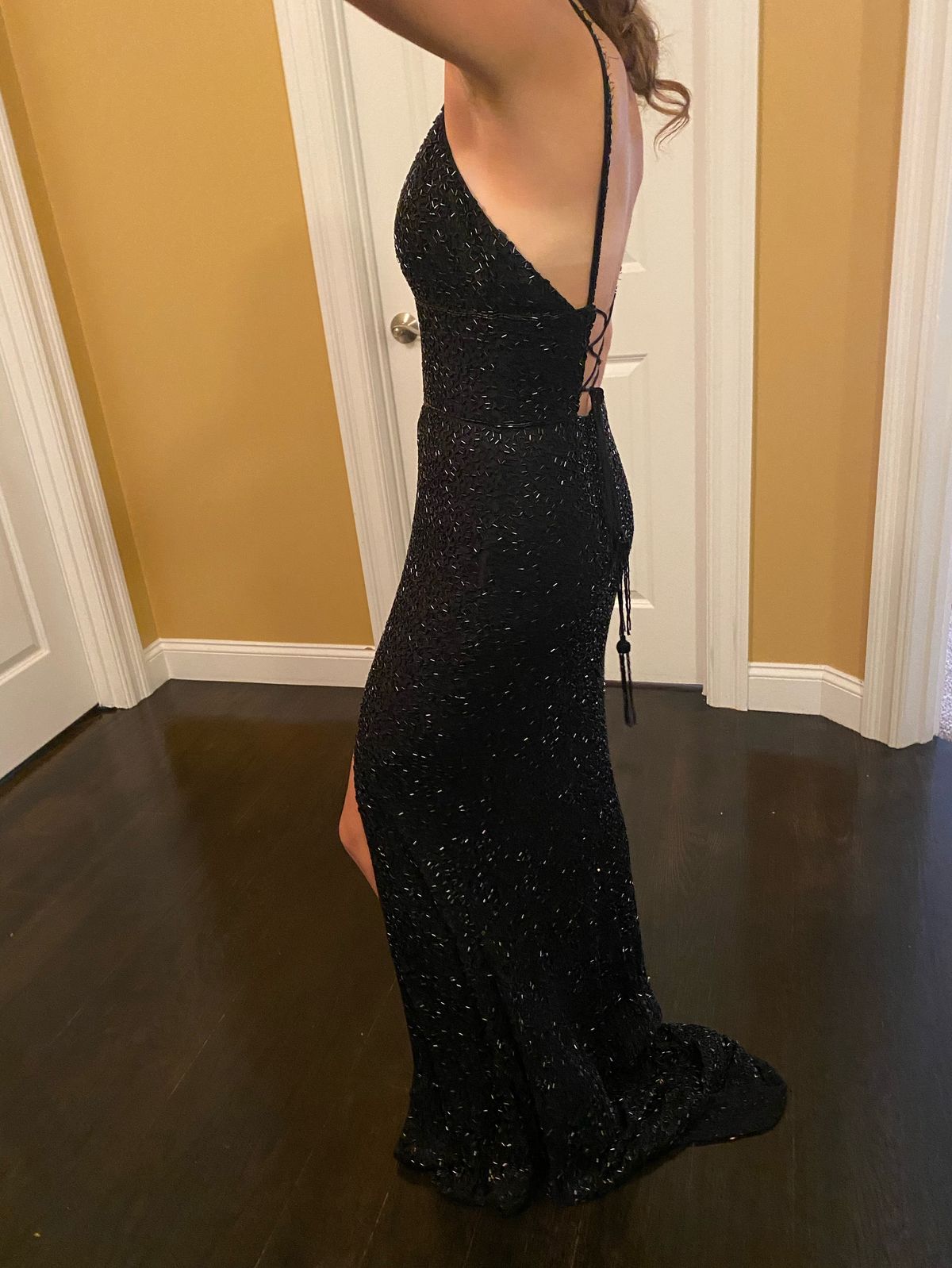 Sherri Hill Size 2 Prom Black Floor Length Maxi on Queenly