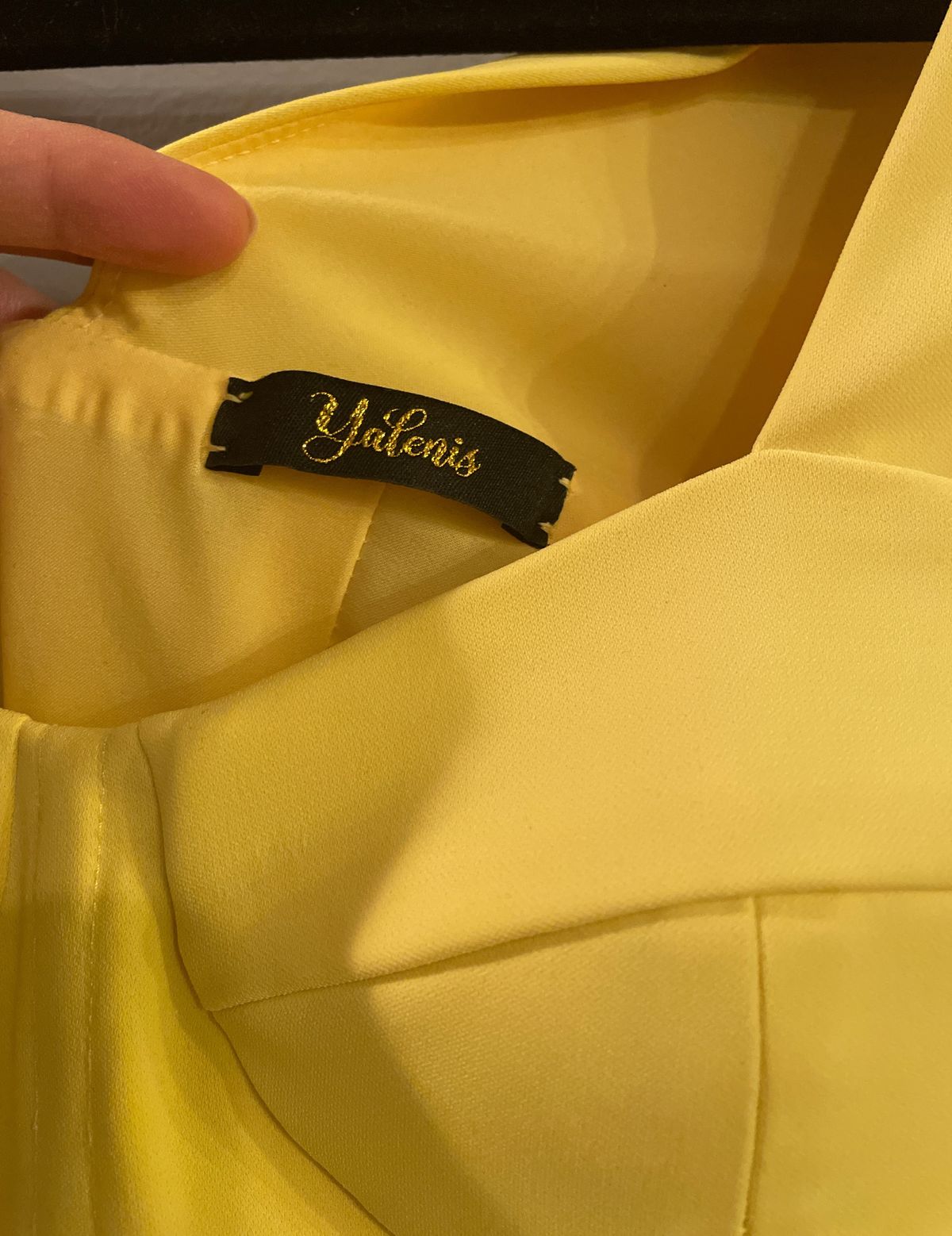 Size 0 Wedding Guest Yellow Cocktail Dress on Queenly
