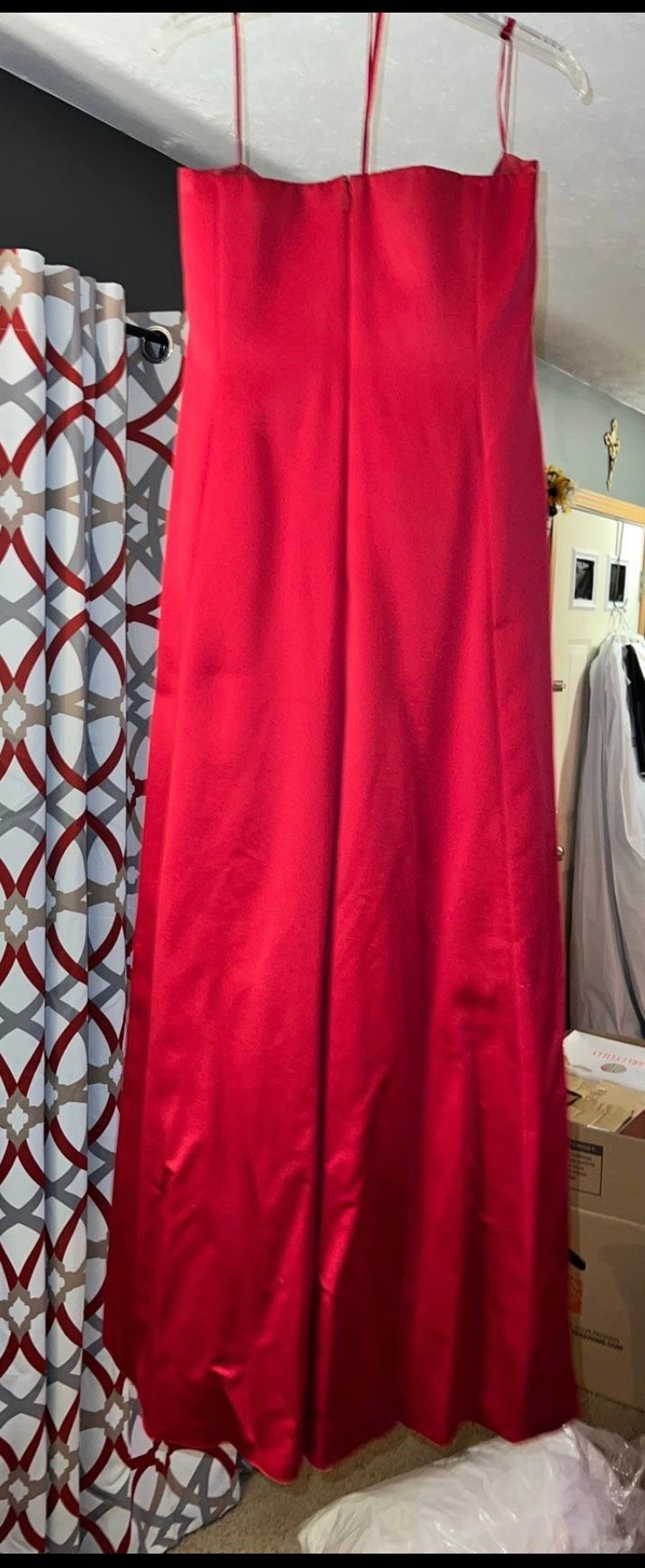 Michaelanglio Plus Size 18 Prom Red Floor Length Maxi on Queenly