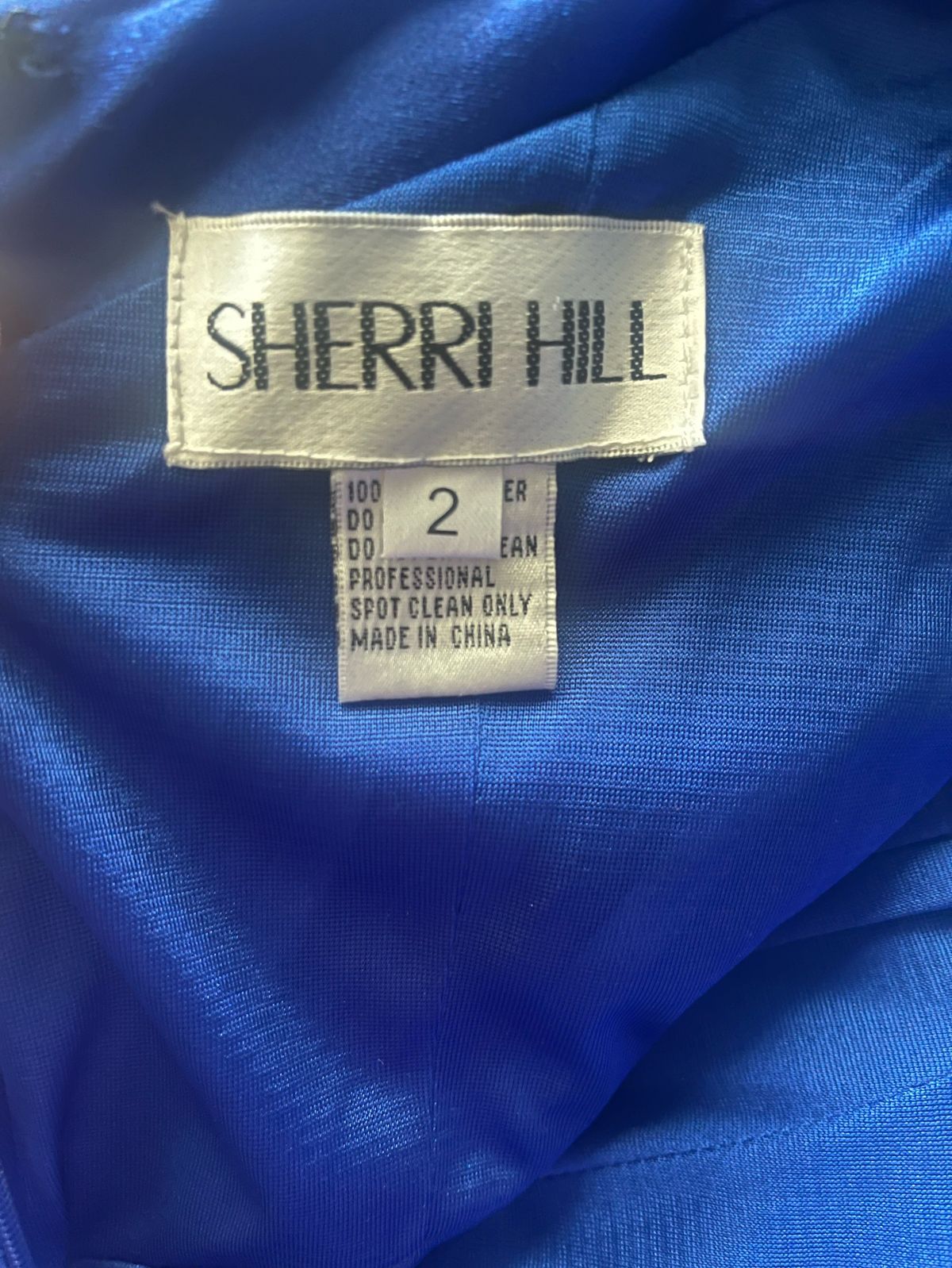 Sherri Hill Size 2 Prom Blue Side Slit Dress on Queenly