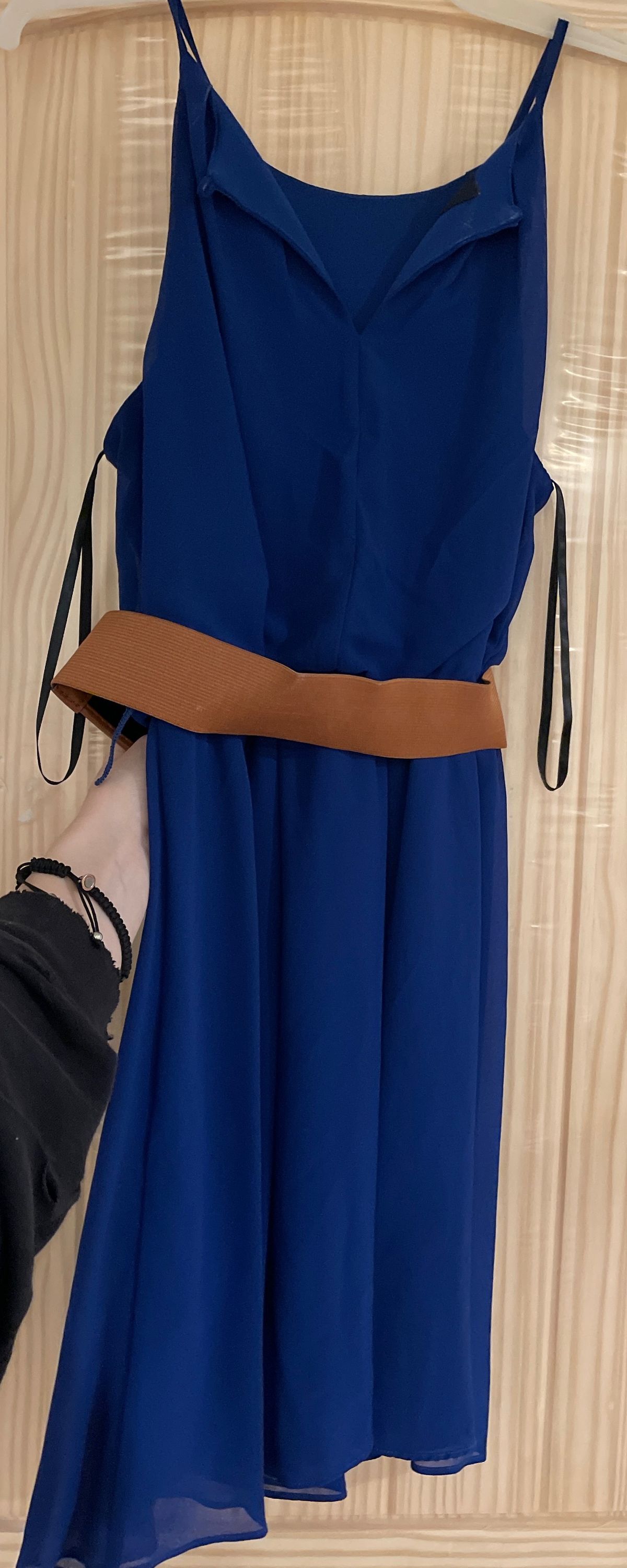 Size S Wedding Guest Blue Cocktail Dress on Queenly