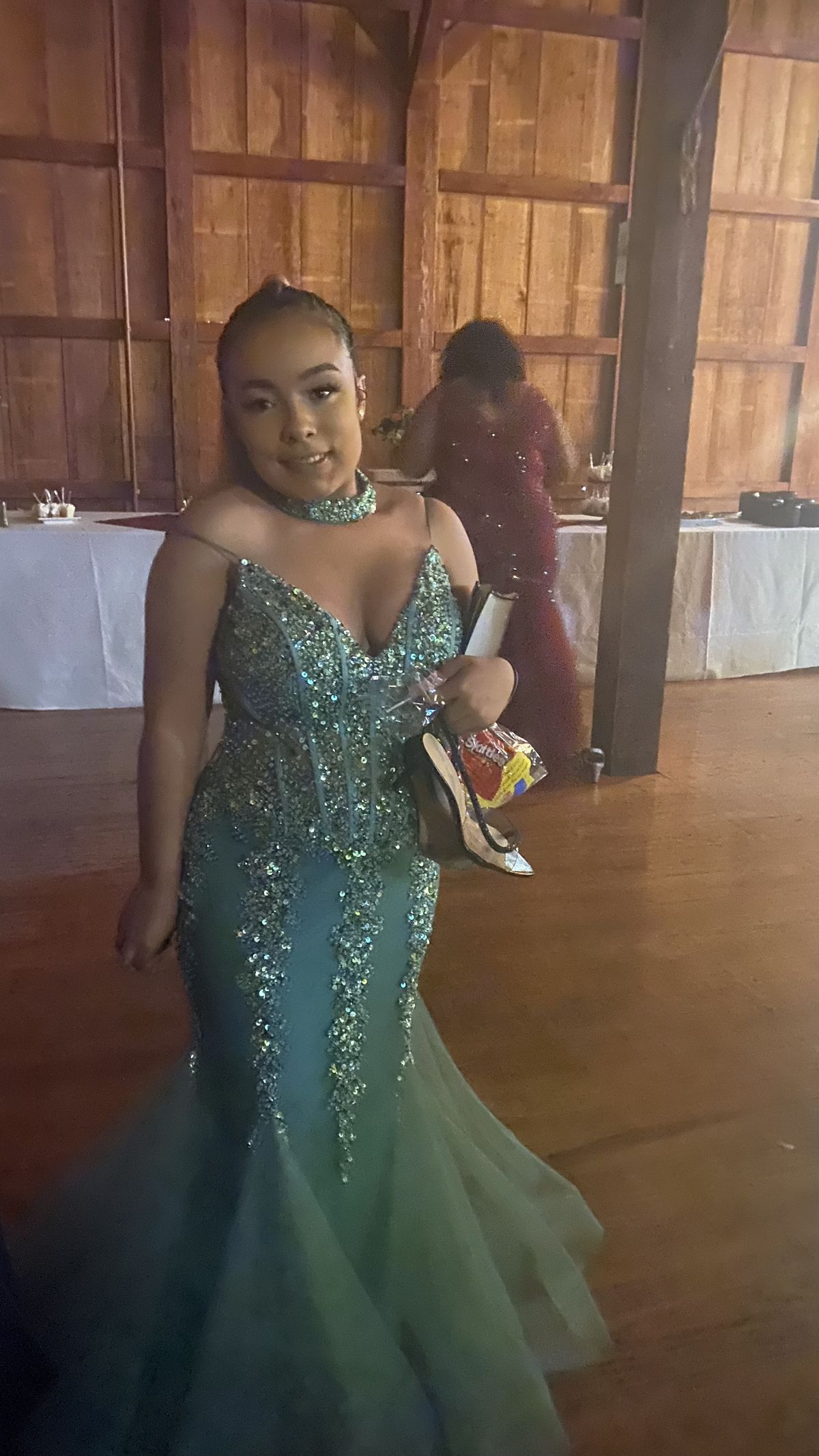 Size 8 Prom Green Mermaid Dress on Queenly