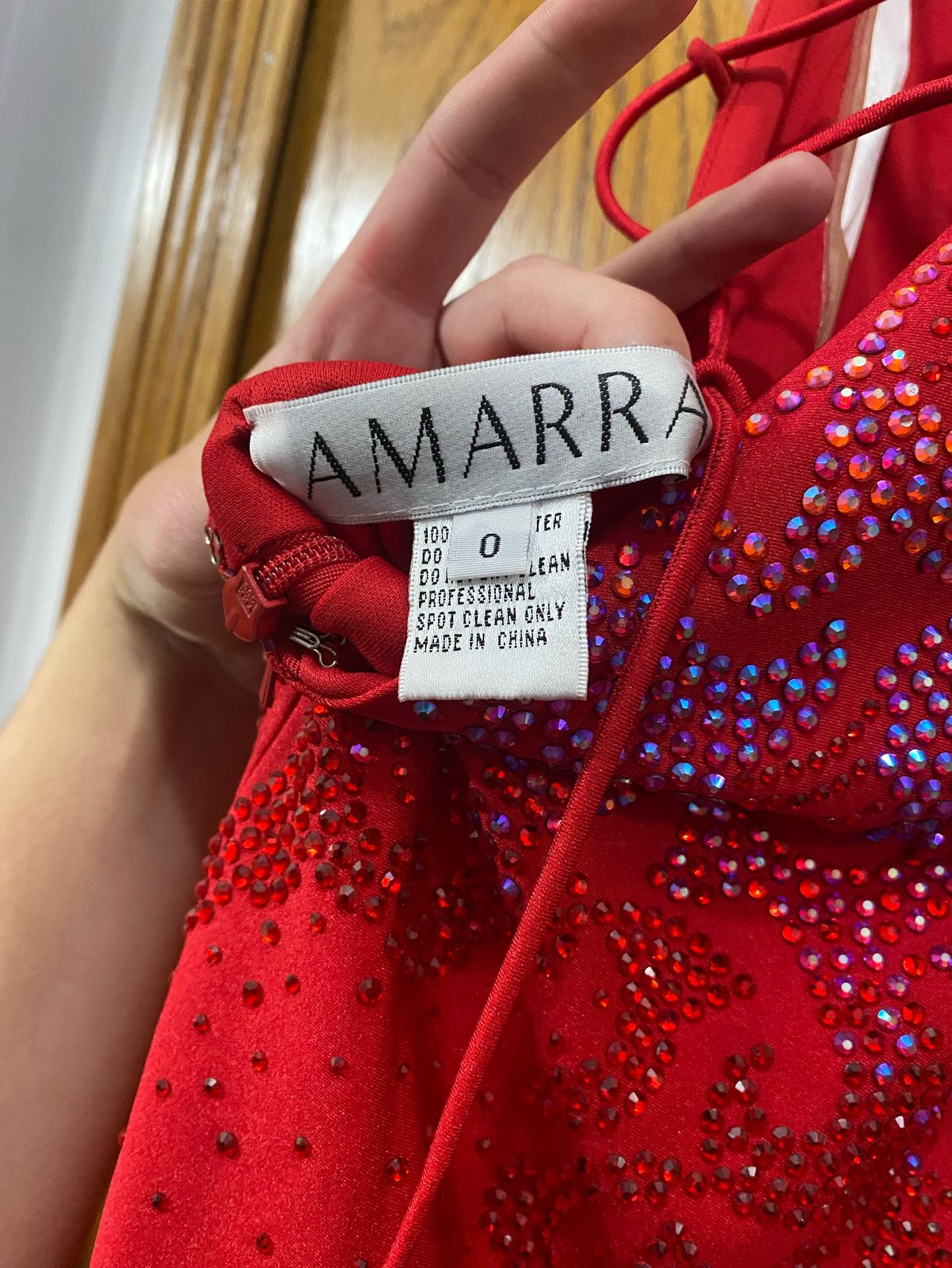 Amarra Size 0 Homecoming Red Cocktail Dress on Queenly