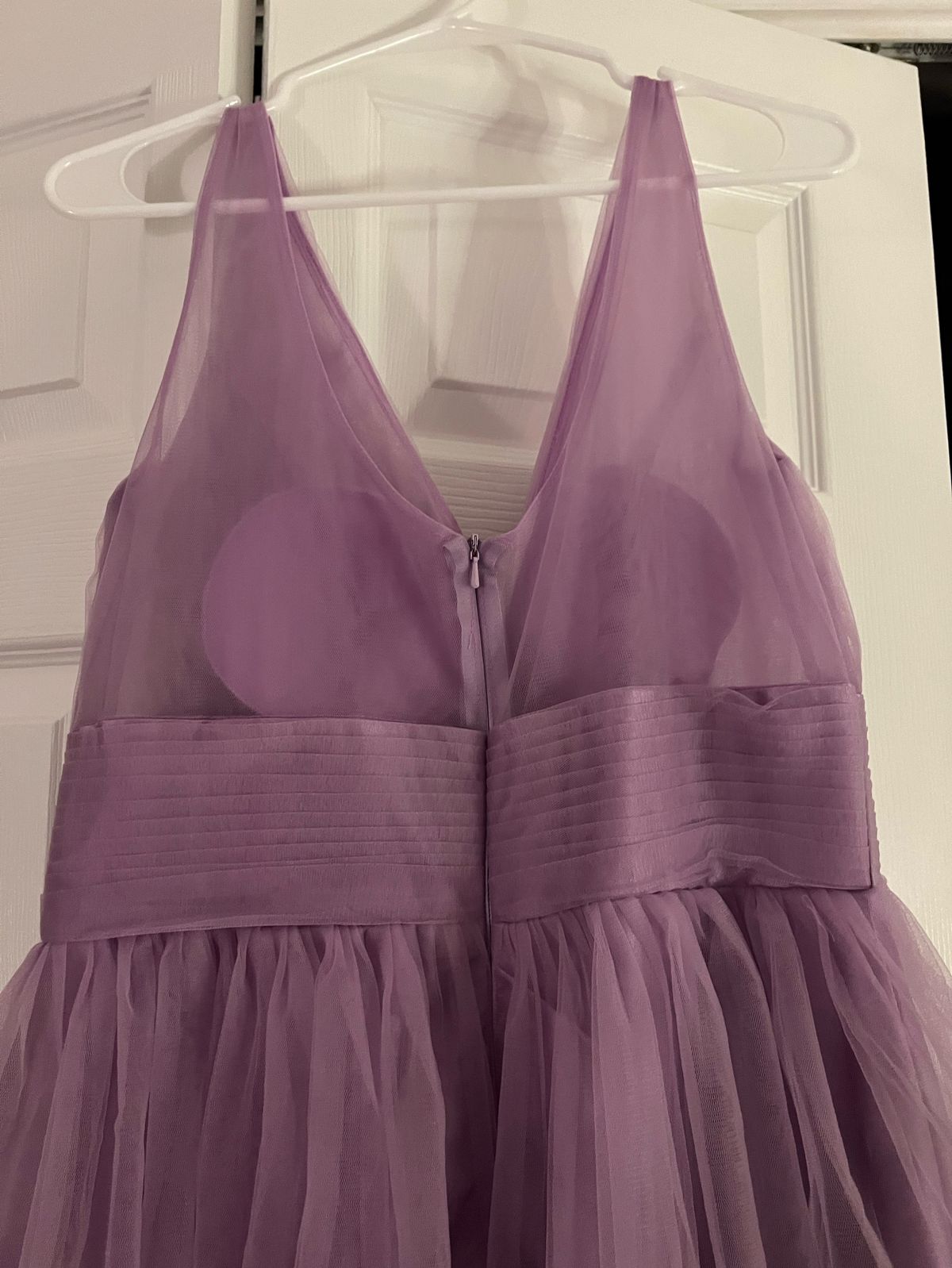 Plus Size 16 Prom Purple Dress With Train on Queenly