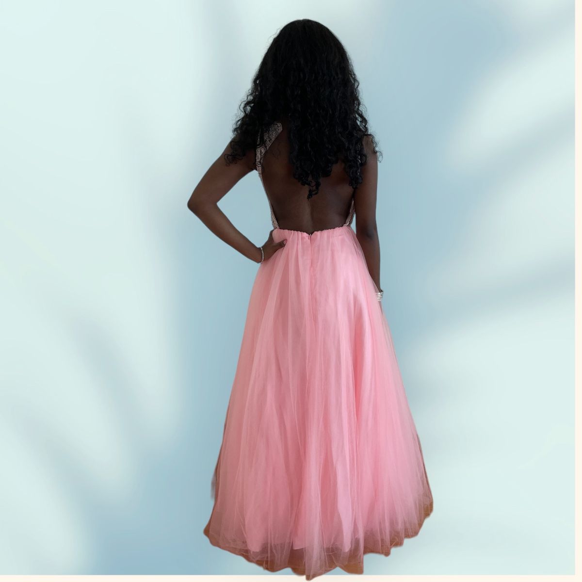 Size XS Prom Pink Ball Gown on Queenly