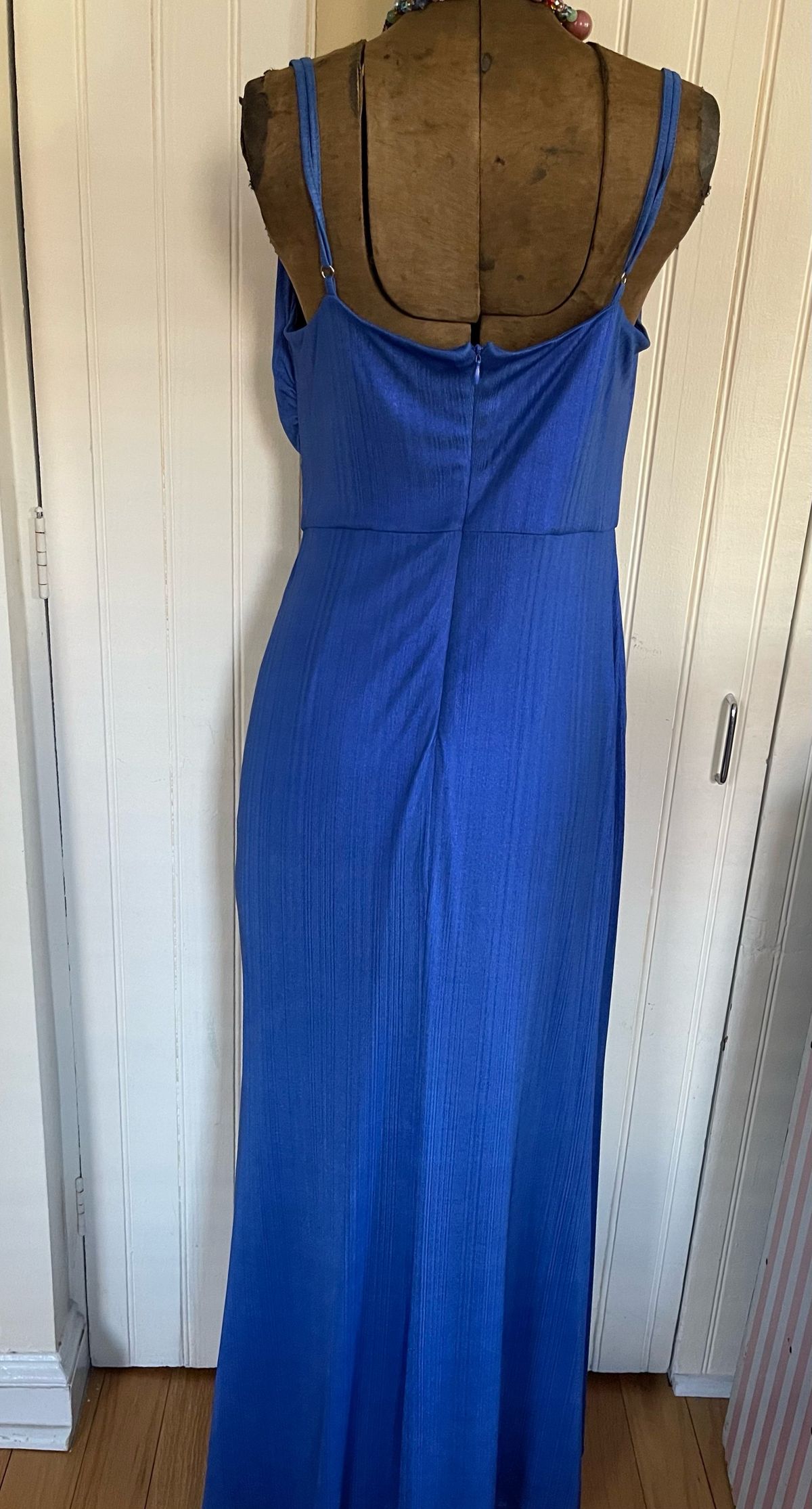 Shelli Segal Size 10 Prom Blue A-line Dress on Queenly