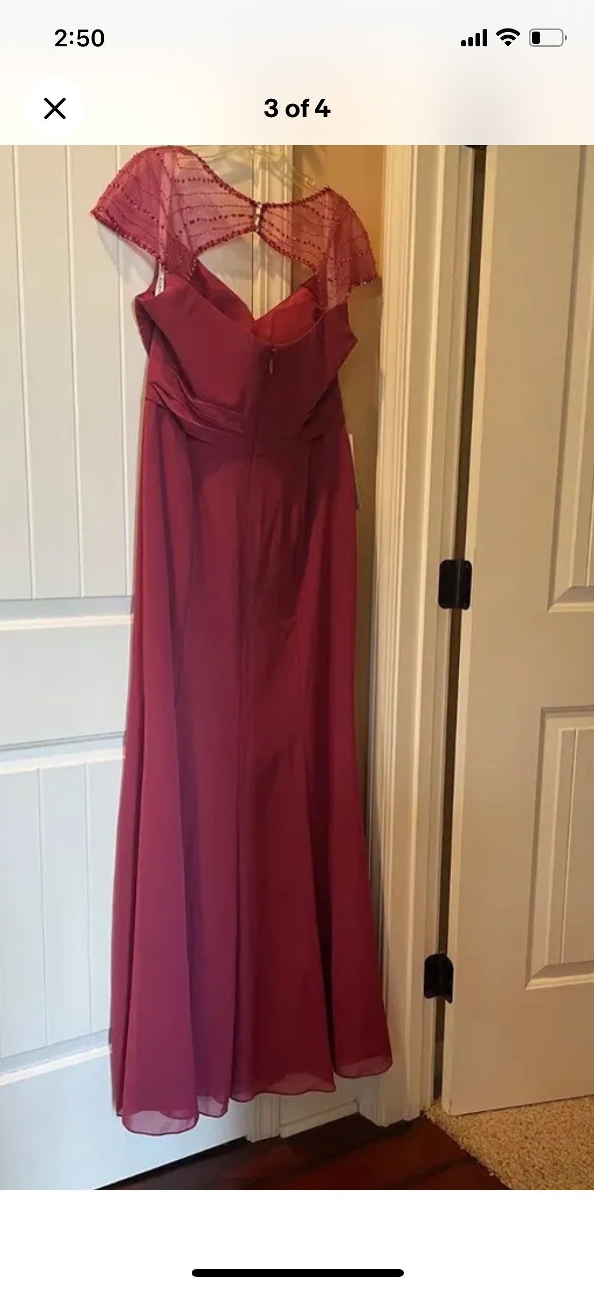 Azazie Size 12 Prom Pink Side Slit Dress on Queenly