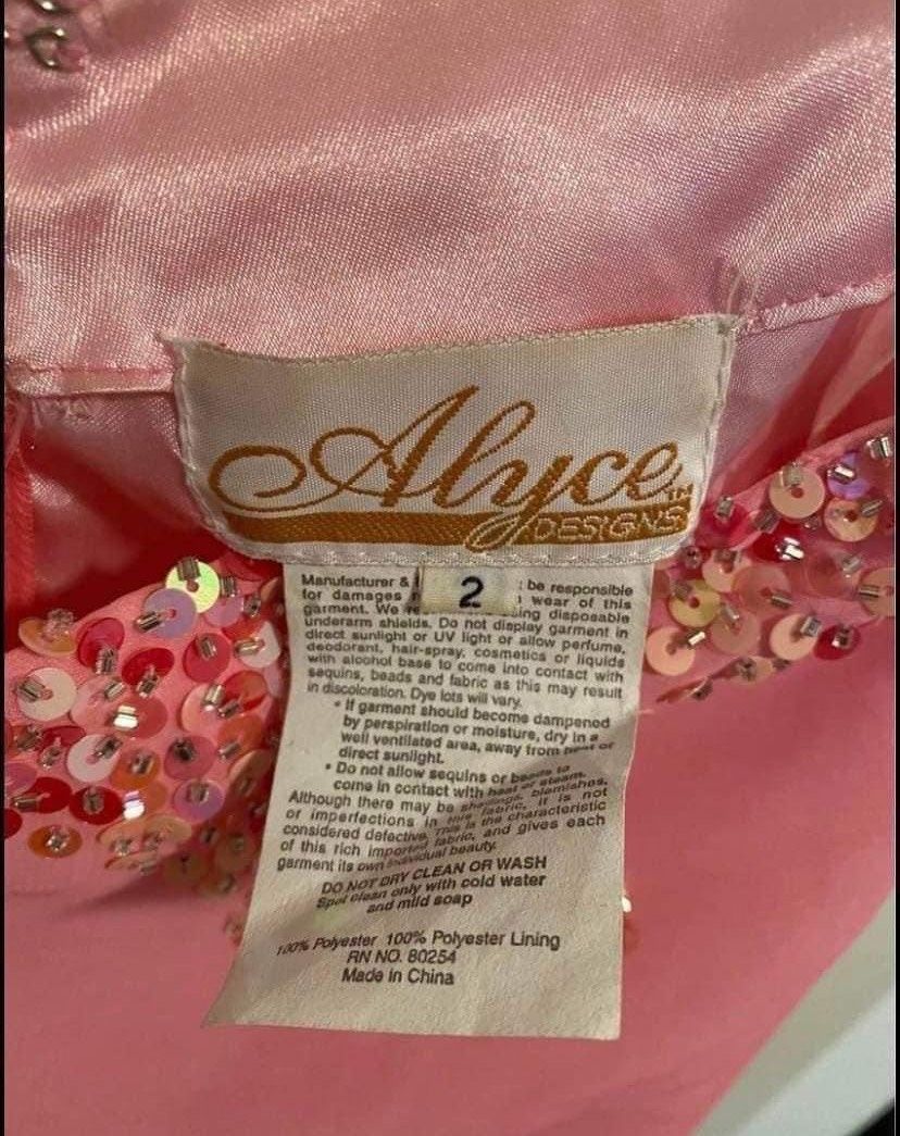 Alyce Designs Size 2 Prom Pink Floor Length Maxi on Queenly