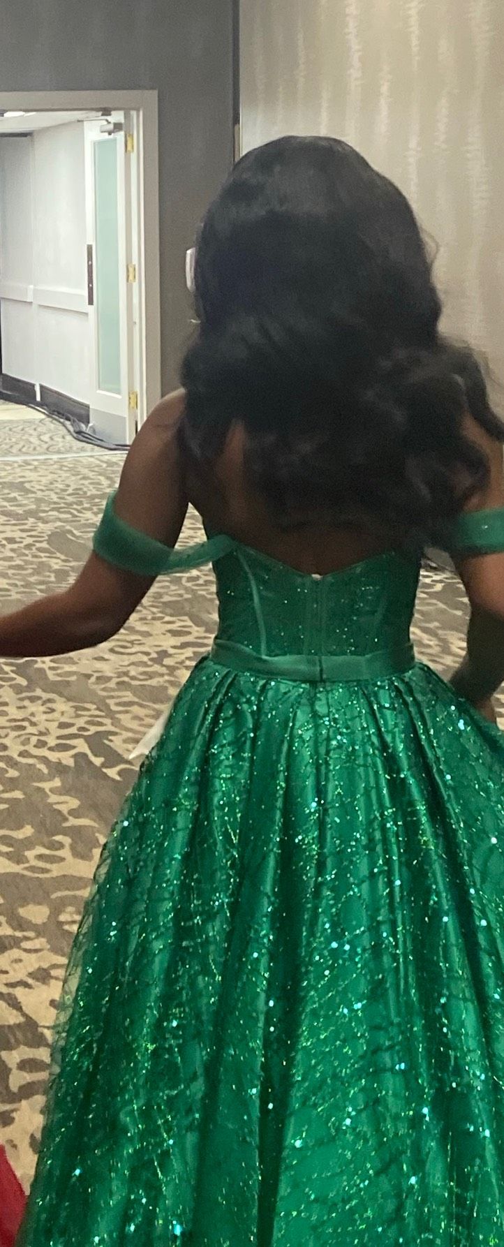 Size 2 Prom Green Ball Gown on Queenly