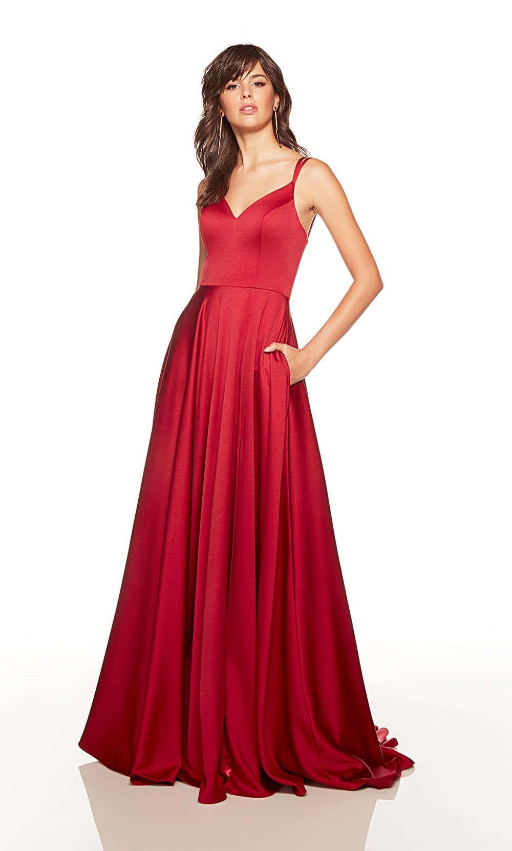 Style 1749 Alyce Paris Plus Size 20 Prom Red A-line Dress on Queenly