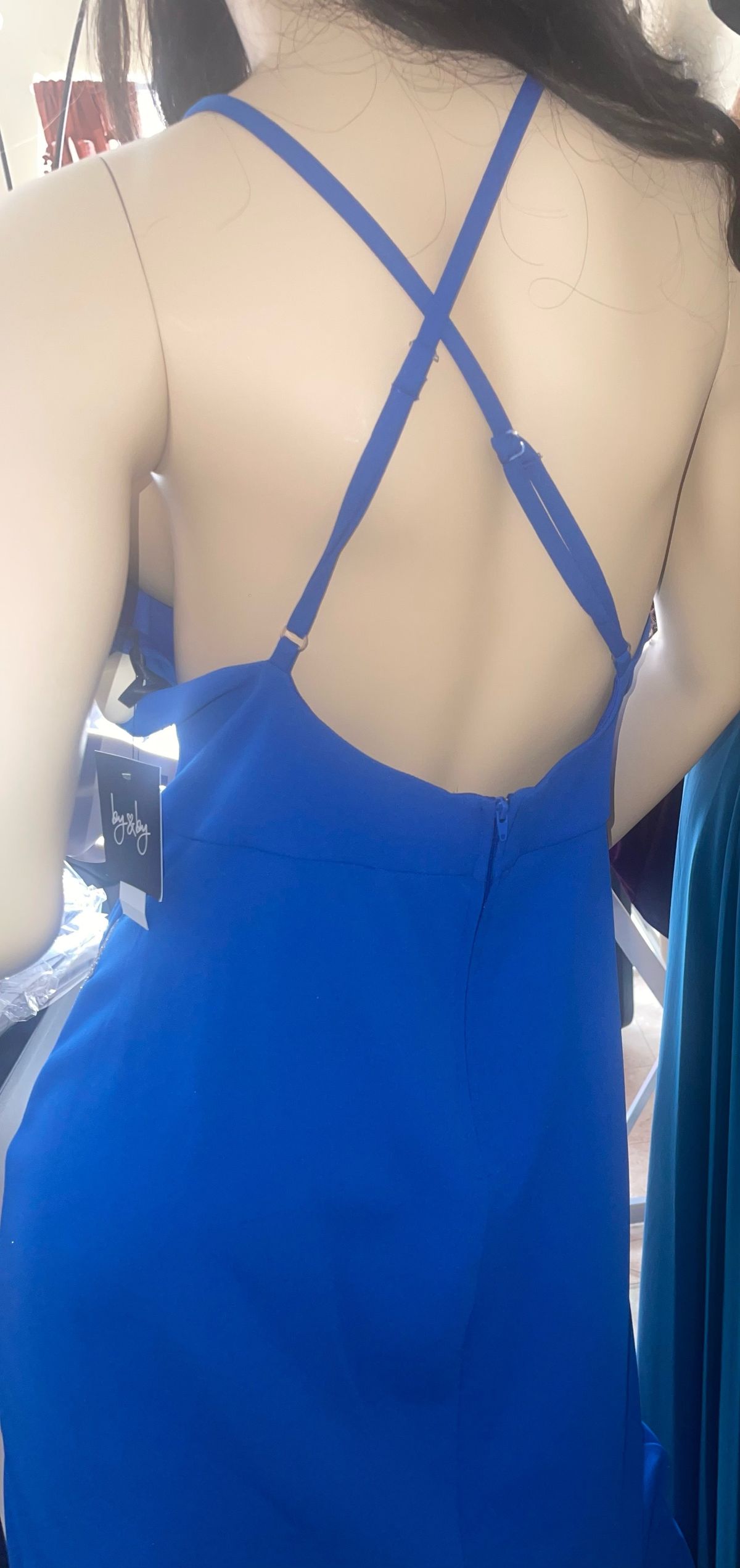 Size L Blue Cocktail Dress on Queenly