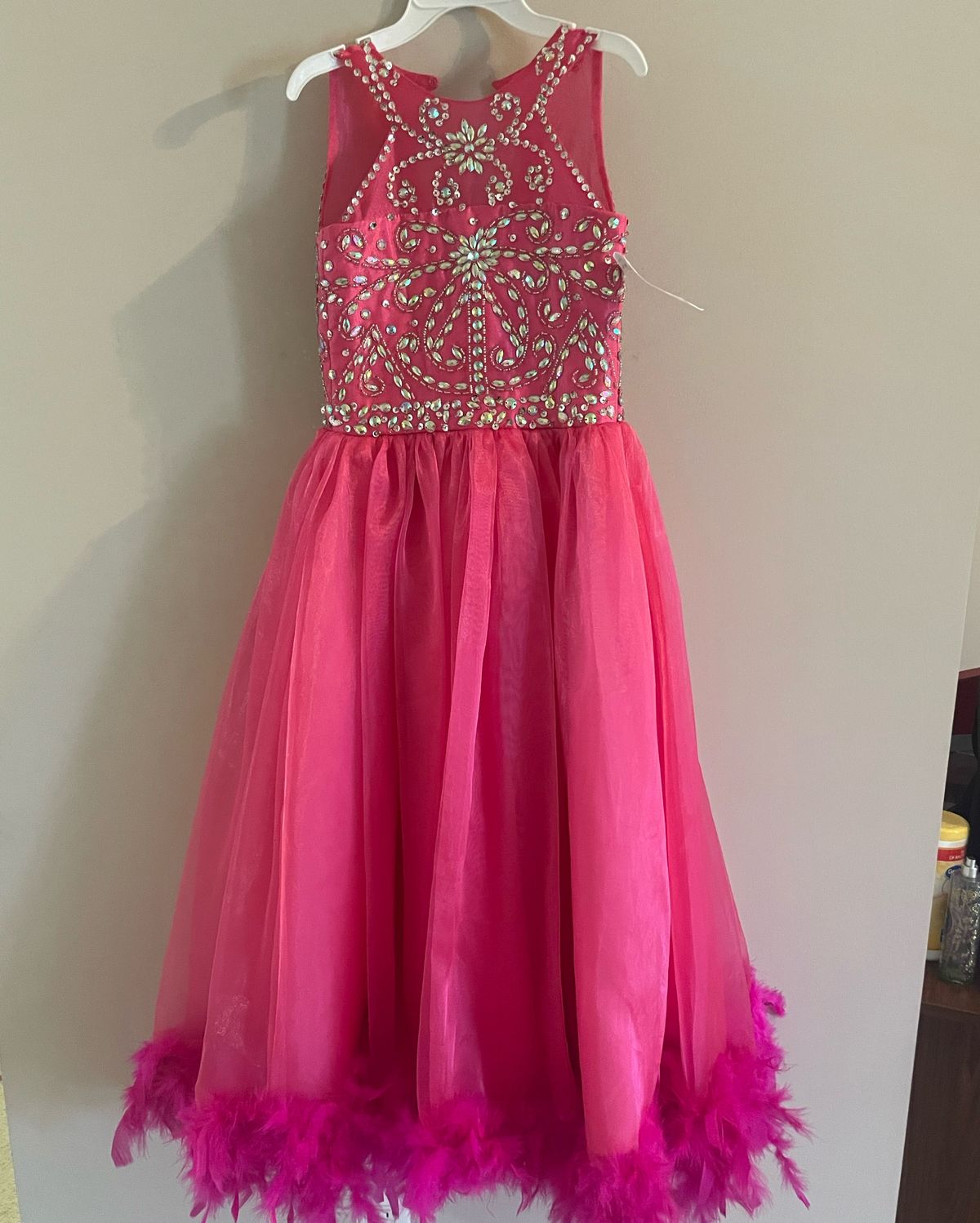 Size 10 Pageant Pink Ball Gown on Queenly