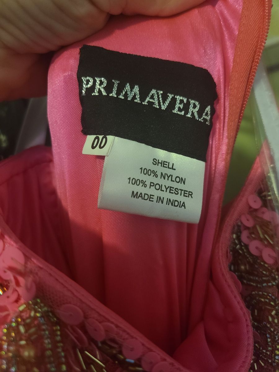 Primavera Size 00 Pink Side Slit Dress on Queenly