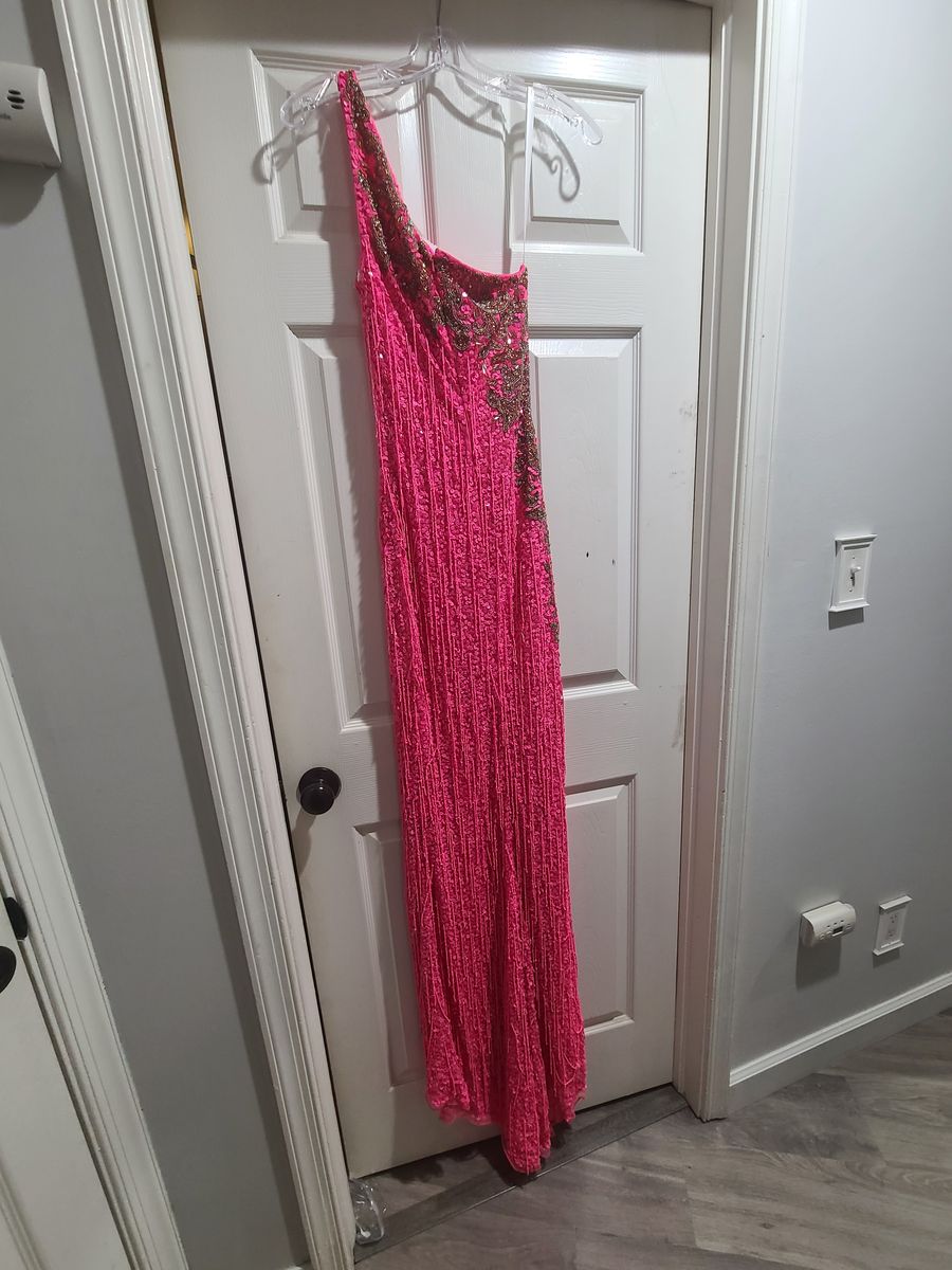 Primavera Size 00 Pink Side Slit Dress on Queenly
