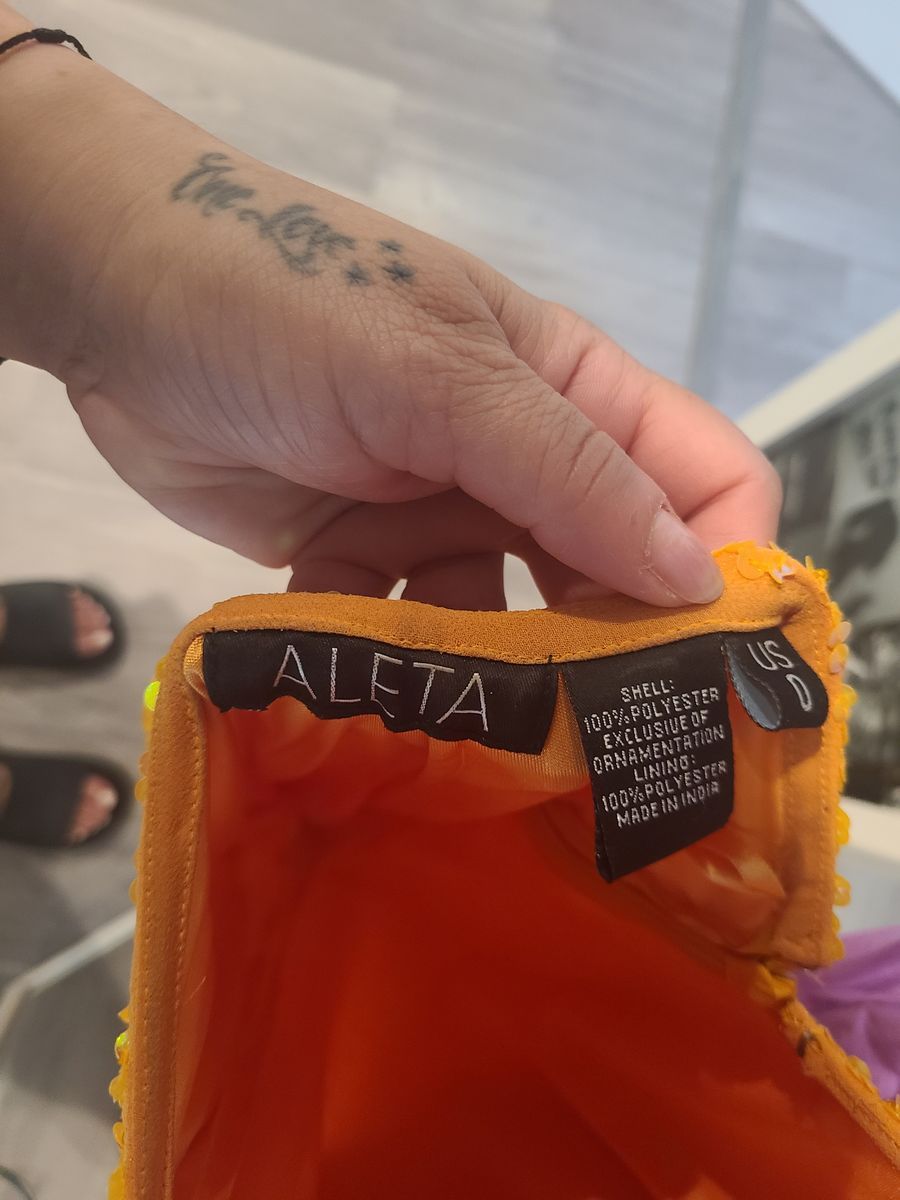 Aleta Size 0 Orange Floor Length Maxi on Queenly