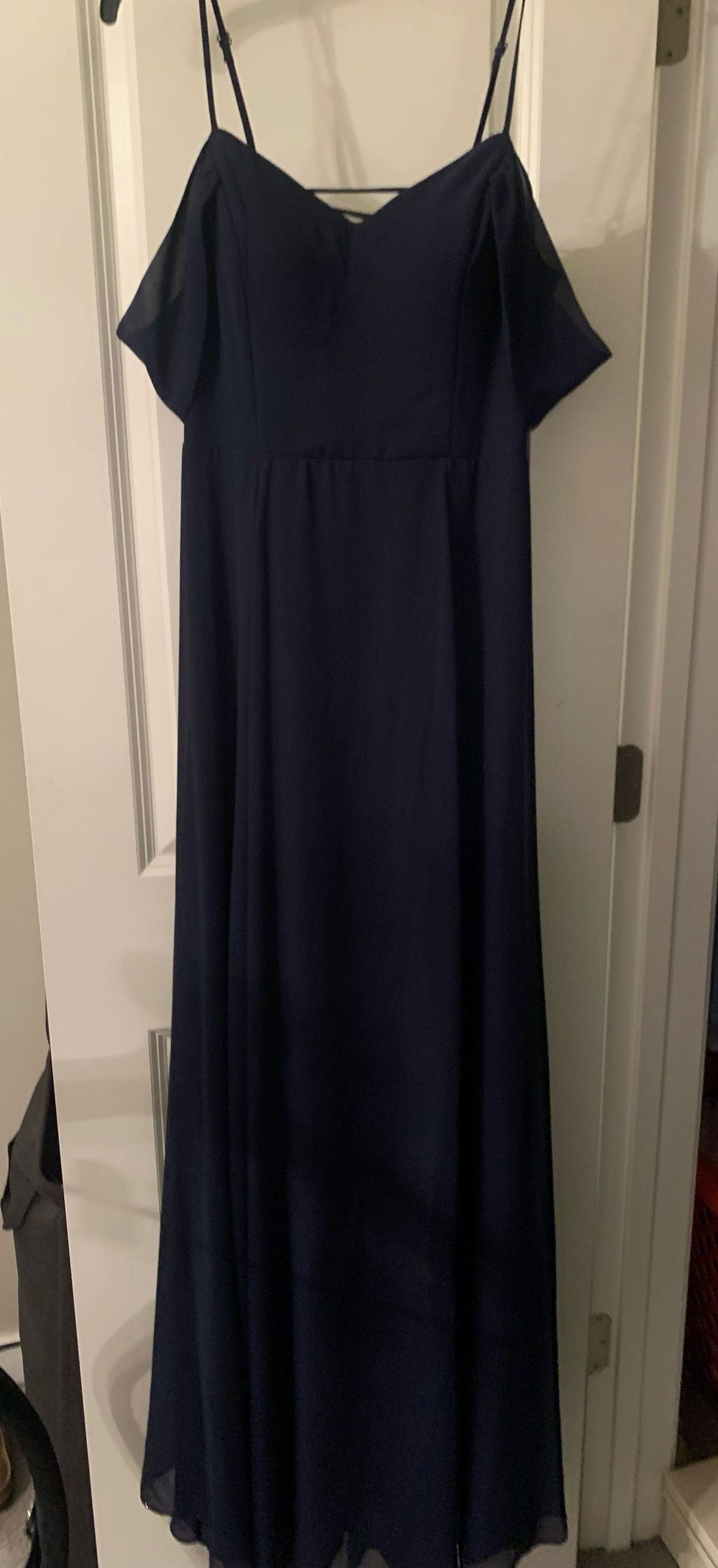 Size M Prom Blue Side Slit Dress on Queenly