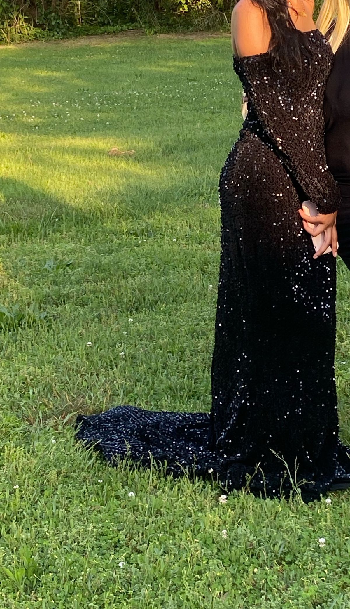 Size S Prom Black Floor Length Maxi on Queenly