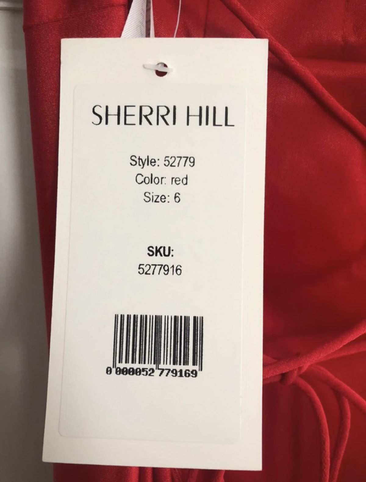 Sherri Hill Size 6 Prom Satin Red Mermaid Dress on Queenly