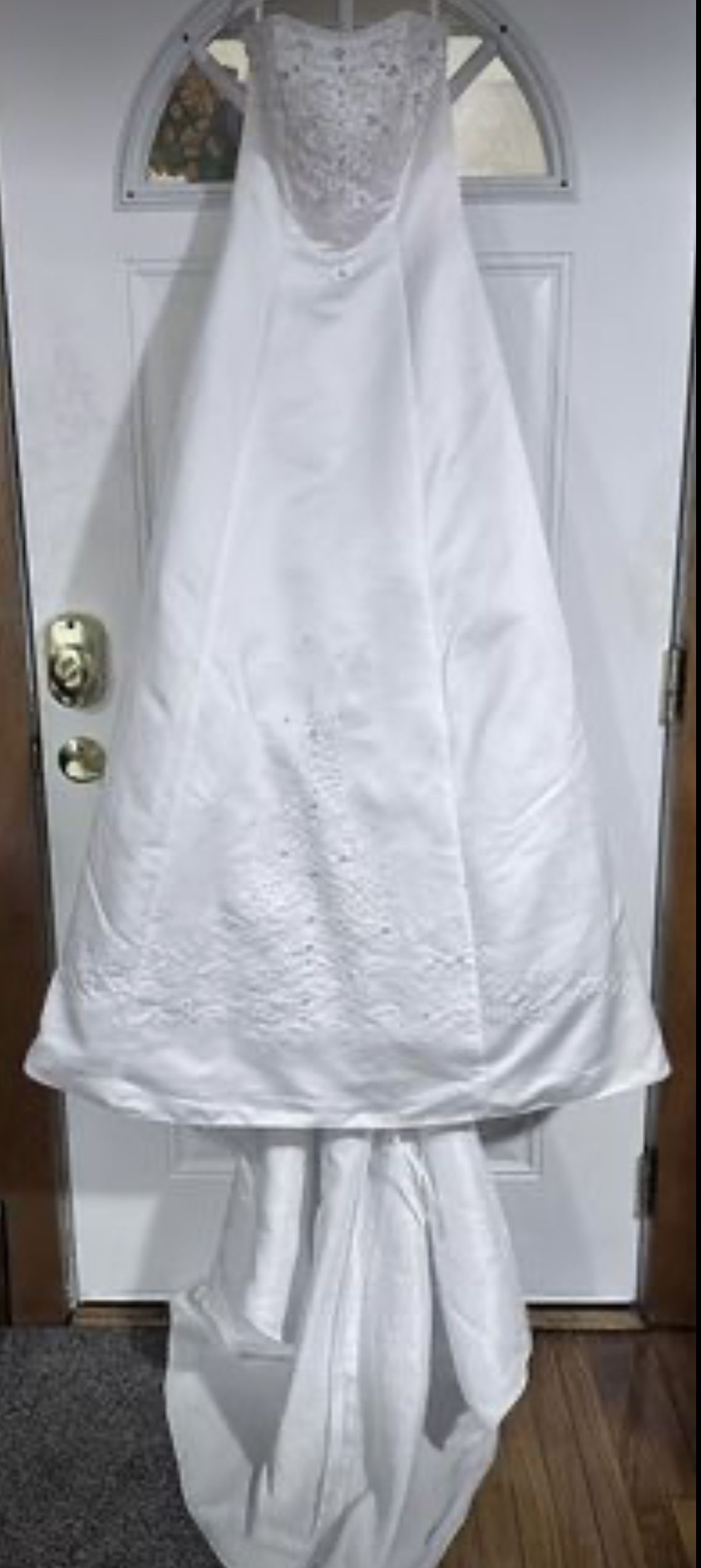 Size 4 White A-line Dress on Queenly