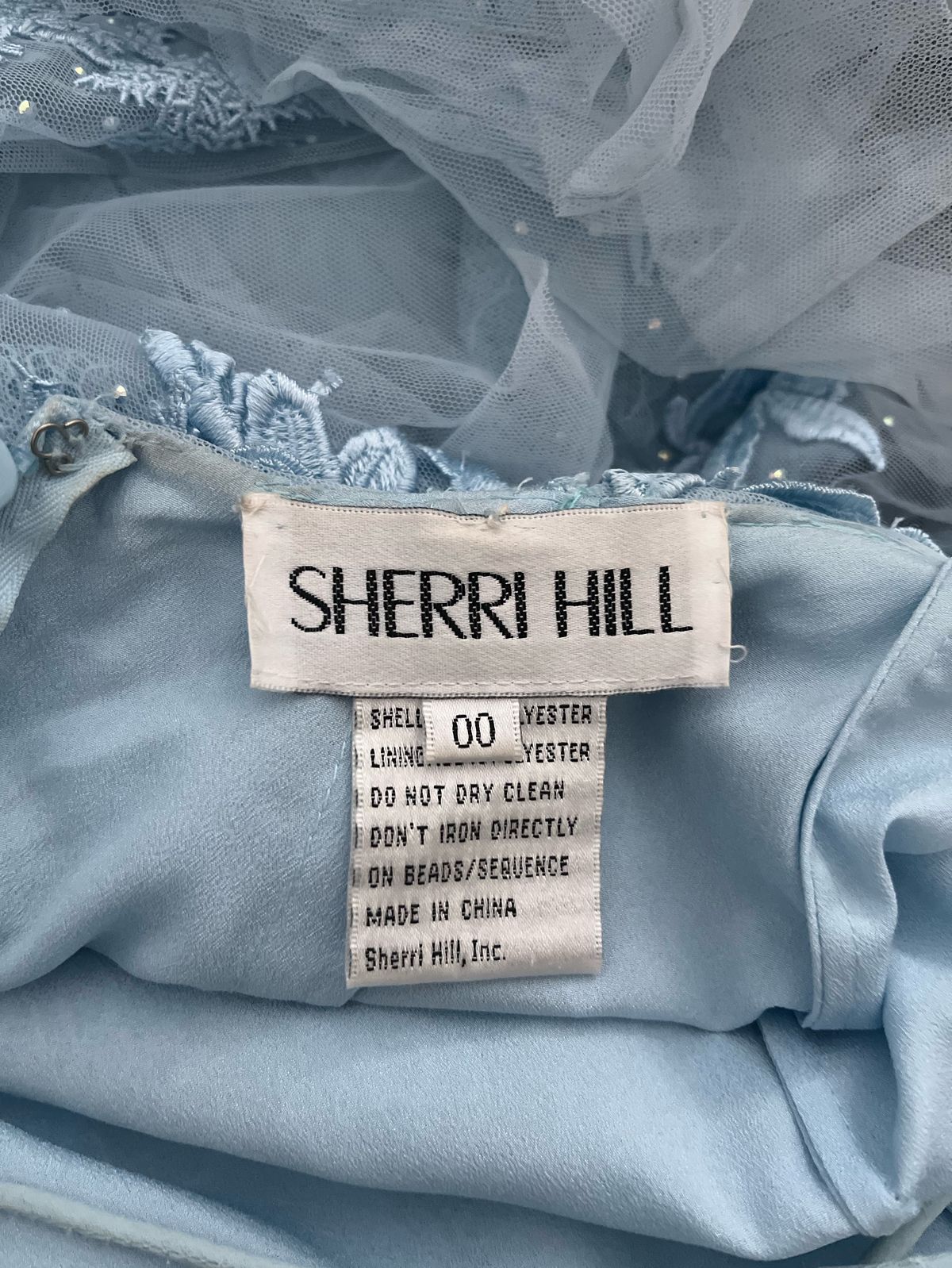 Sherri Hill Size 00 Prom Blue Ball Gown on Queenly