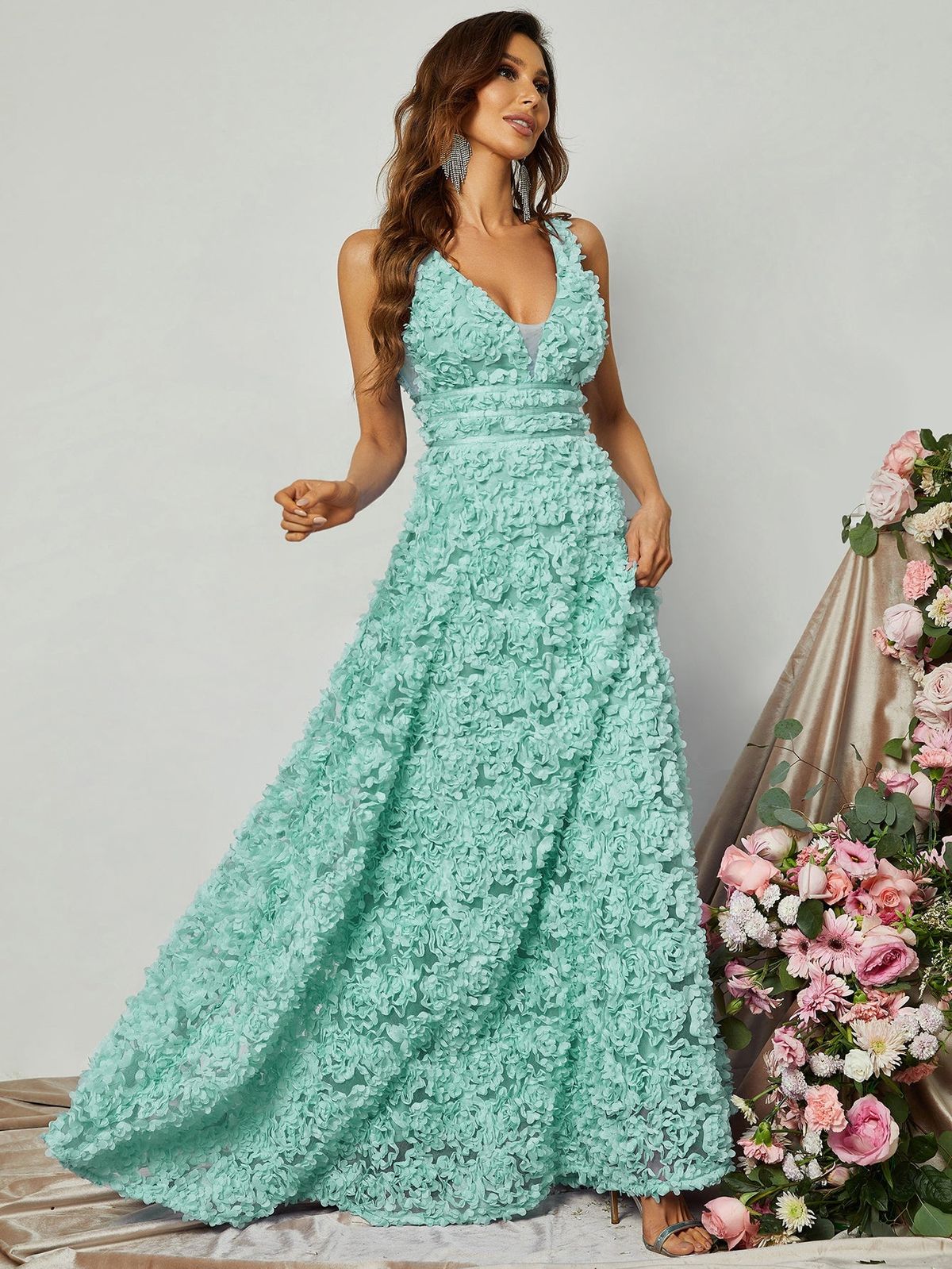 Style FSWD0842 Faeriesty Size XS Green Floor Length Maxi on Queenly