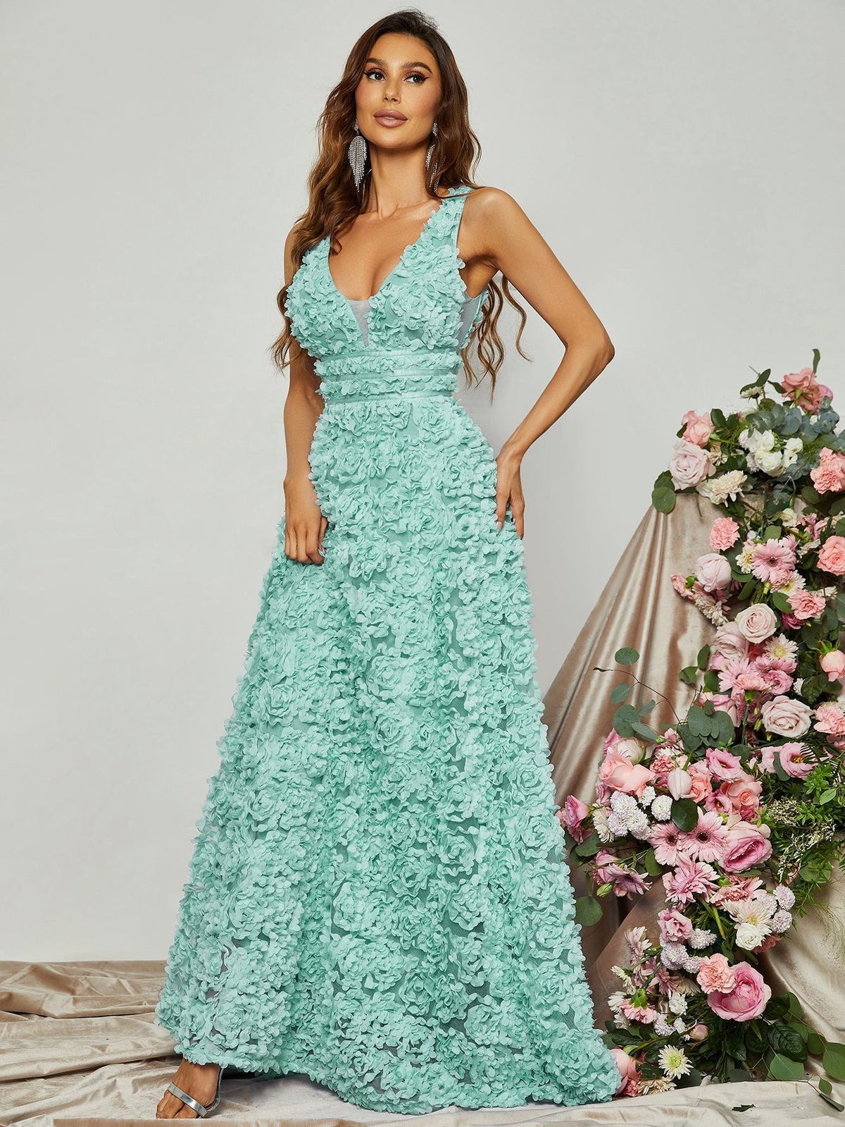 Style FSWD0842 Faeriesty Size XS Green Floor Length Maxi on Queenly