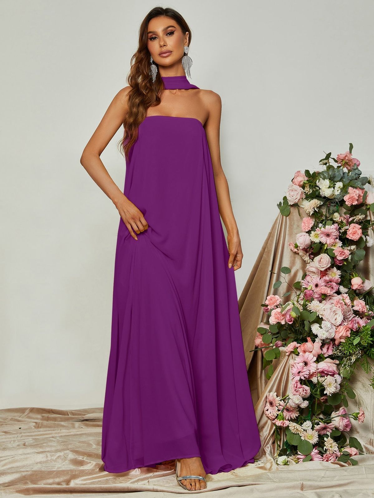 Style FSWD0847 Faeriesty Size XS Purple A-line Dress on Queenly