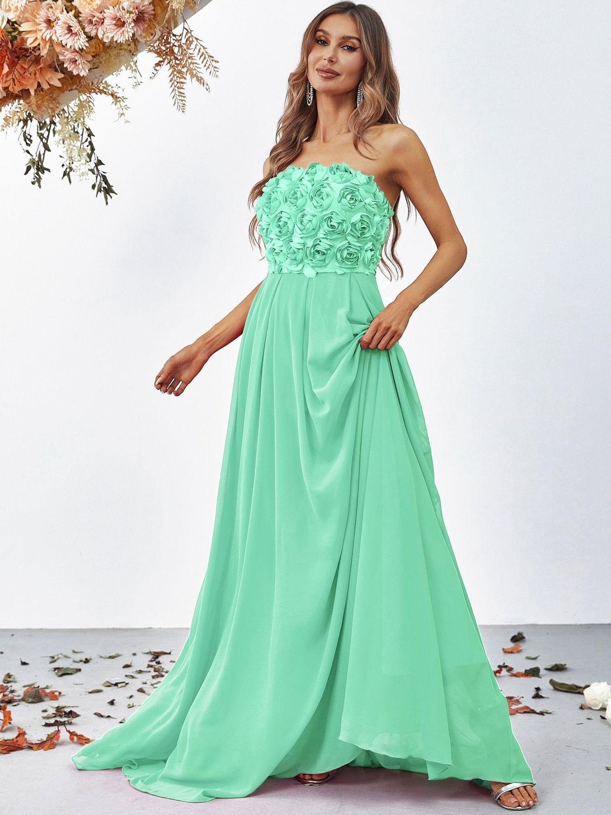 Style FSWD0854 Faeriesty Size XL Green A-line Dress on Queenly