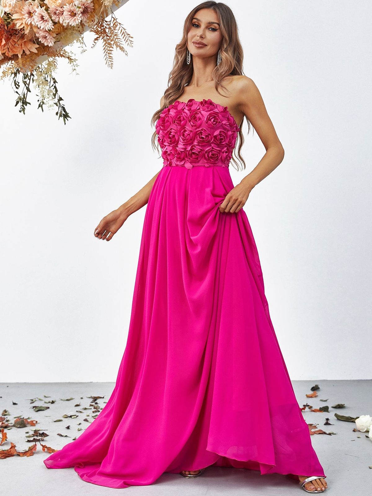 Style FSWD0854 Faeriesty Size L Hot Pink A-line Dress on Queenly