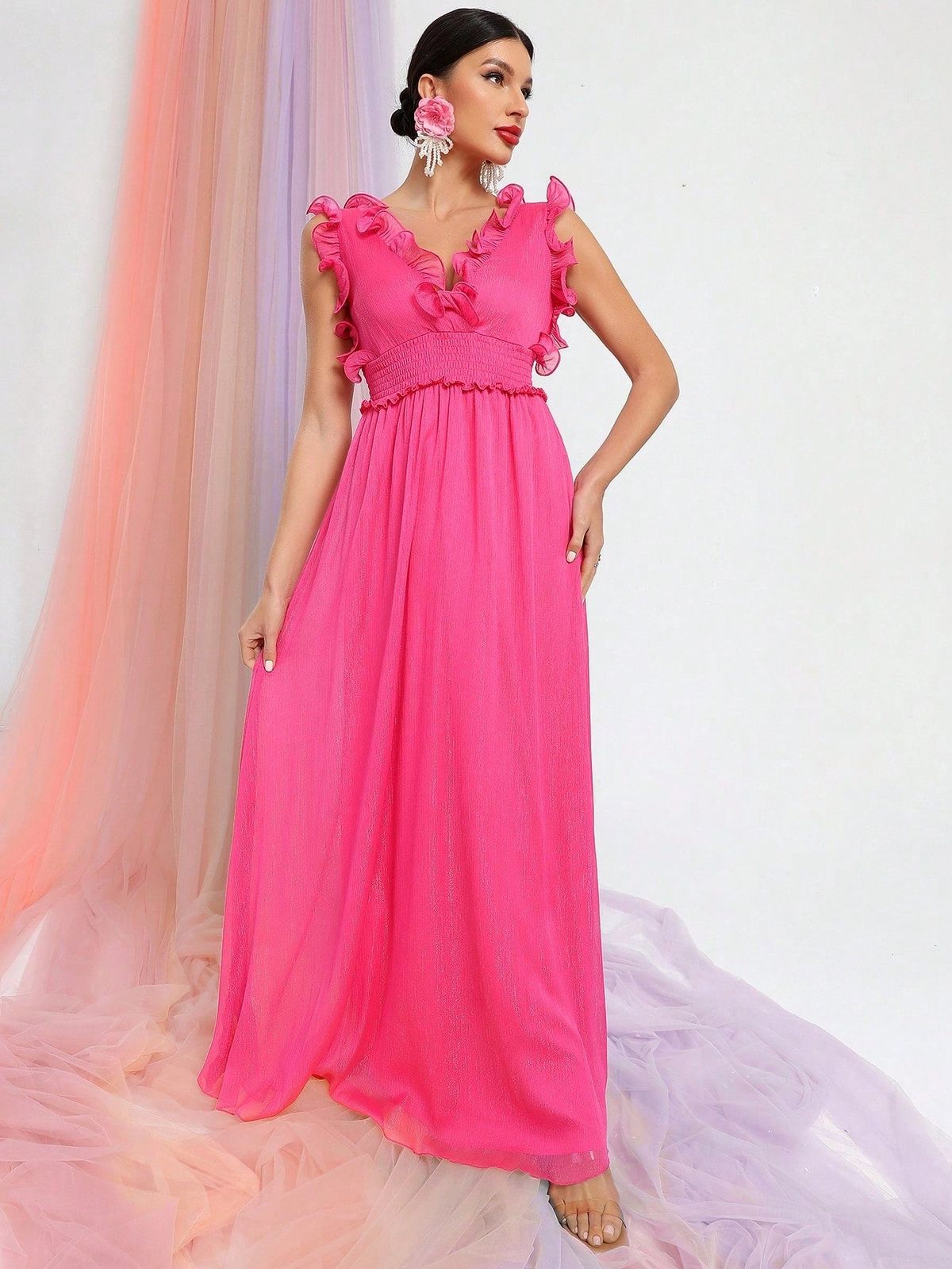 Style FSWD8069 Faeriesty Size S Hot Pink A-line Dress on Queenly